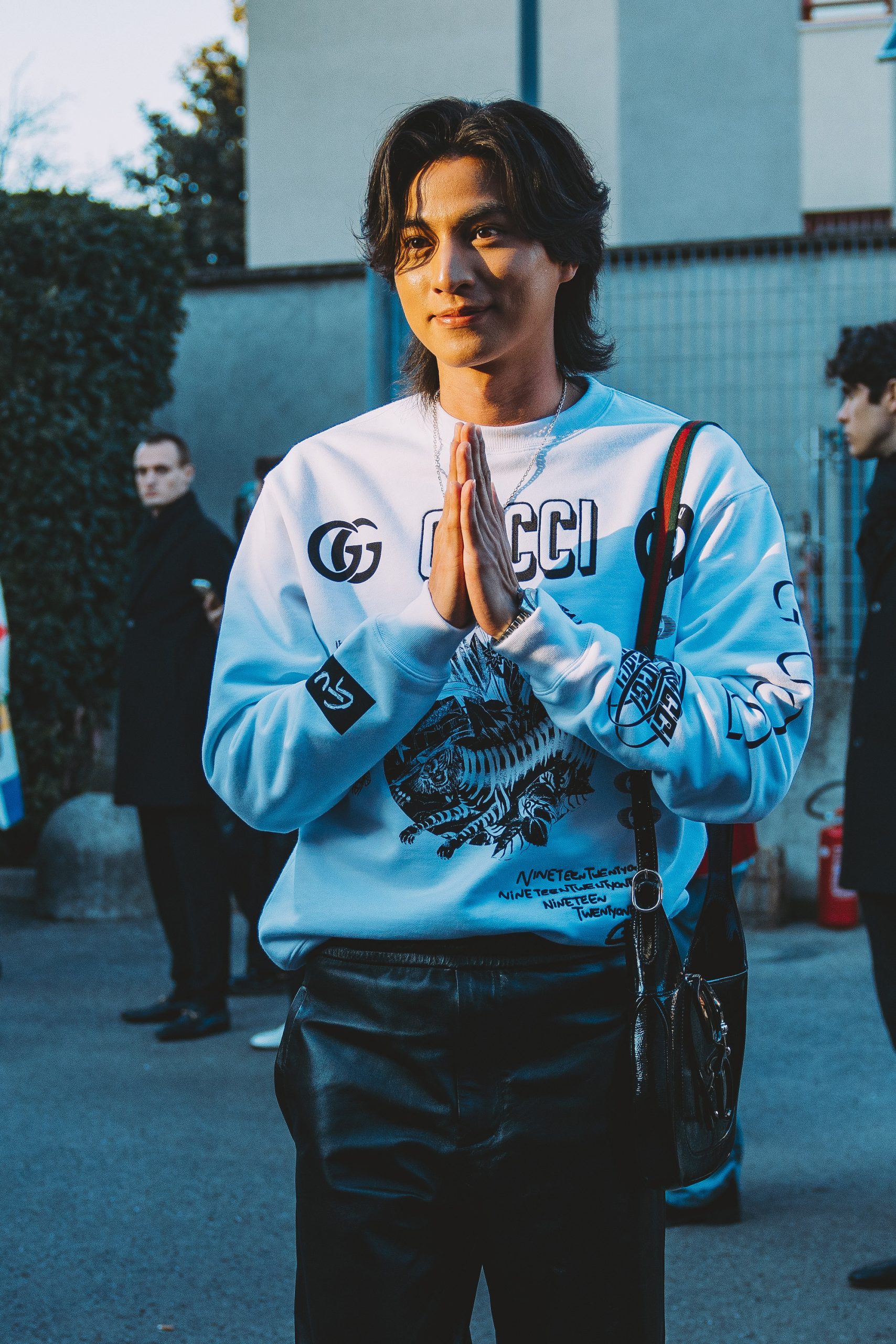 Streetstyle tijdens Milan Men's Fashion Week herfst/winter 2024