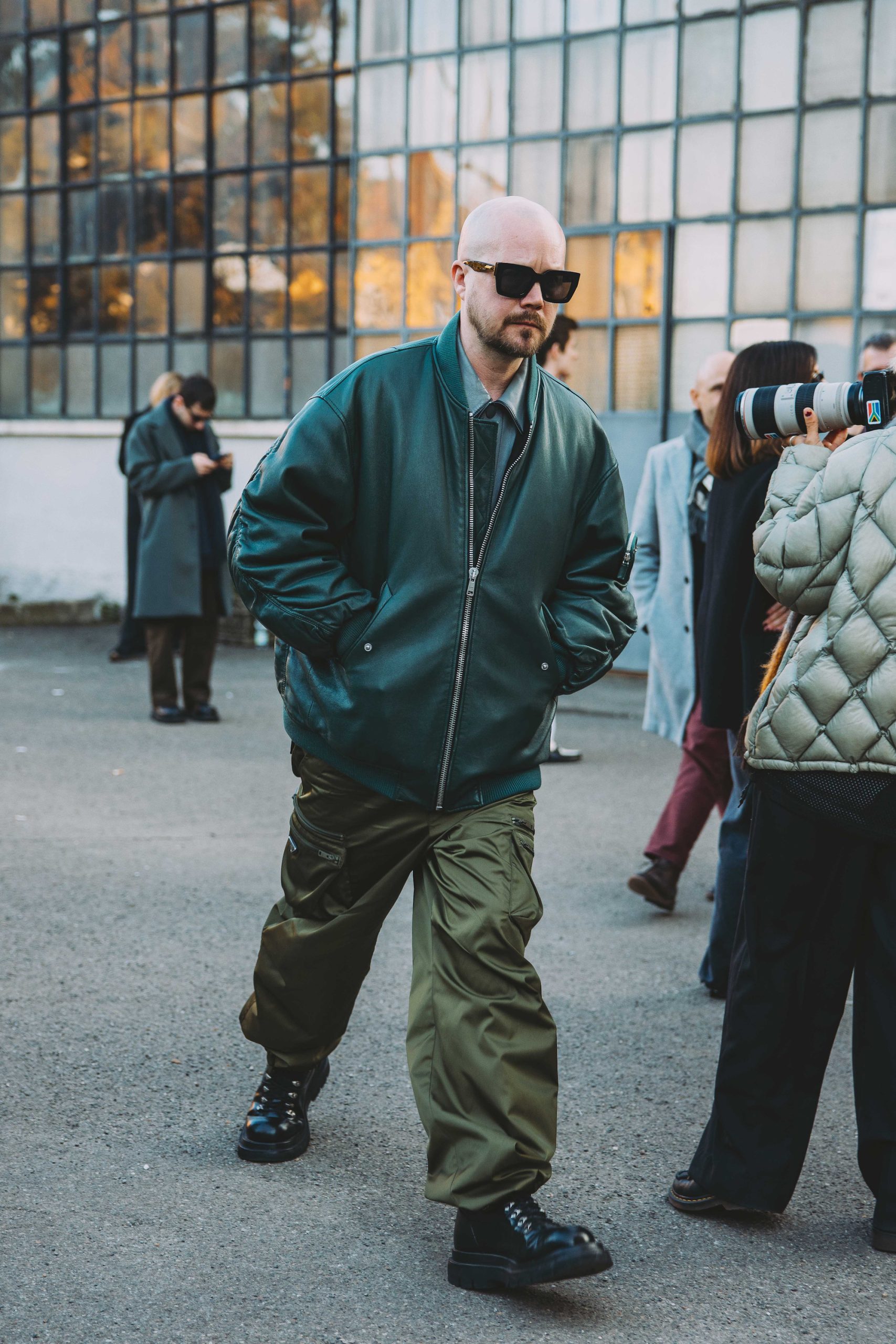 Streetstyle tijdens Milan Men's Fashion Week herfst/winter 2024