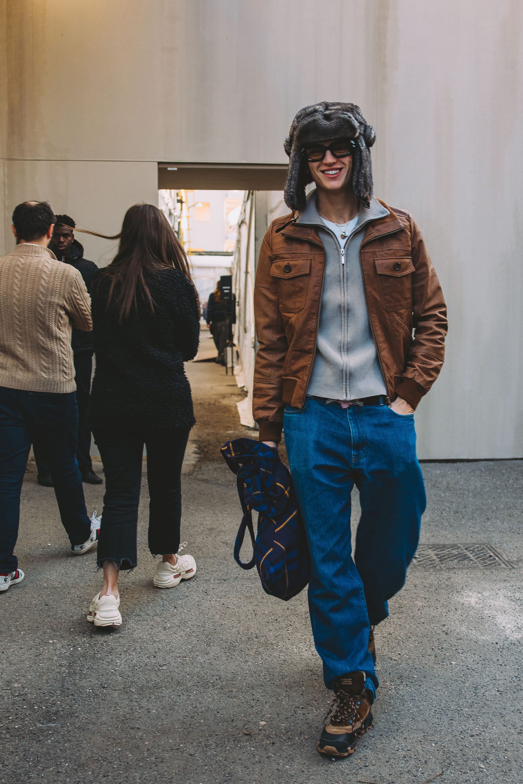 Streetstyle tijdens Milan Men's Fashion Week herfst/winter 2024