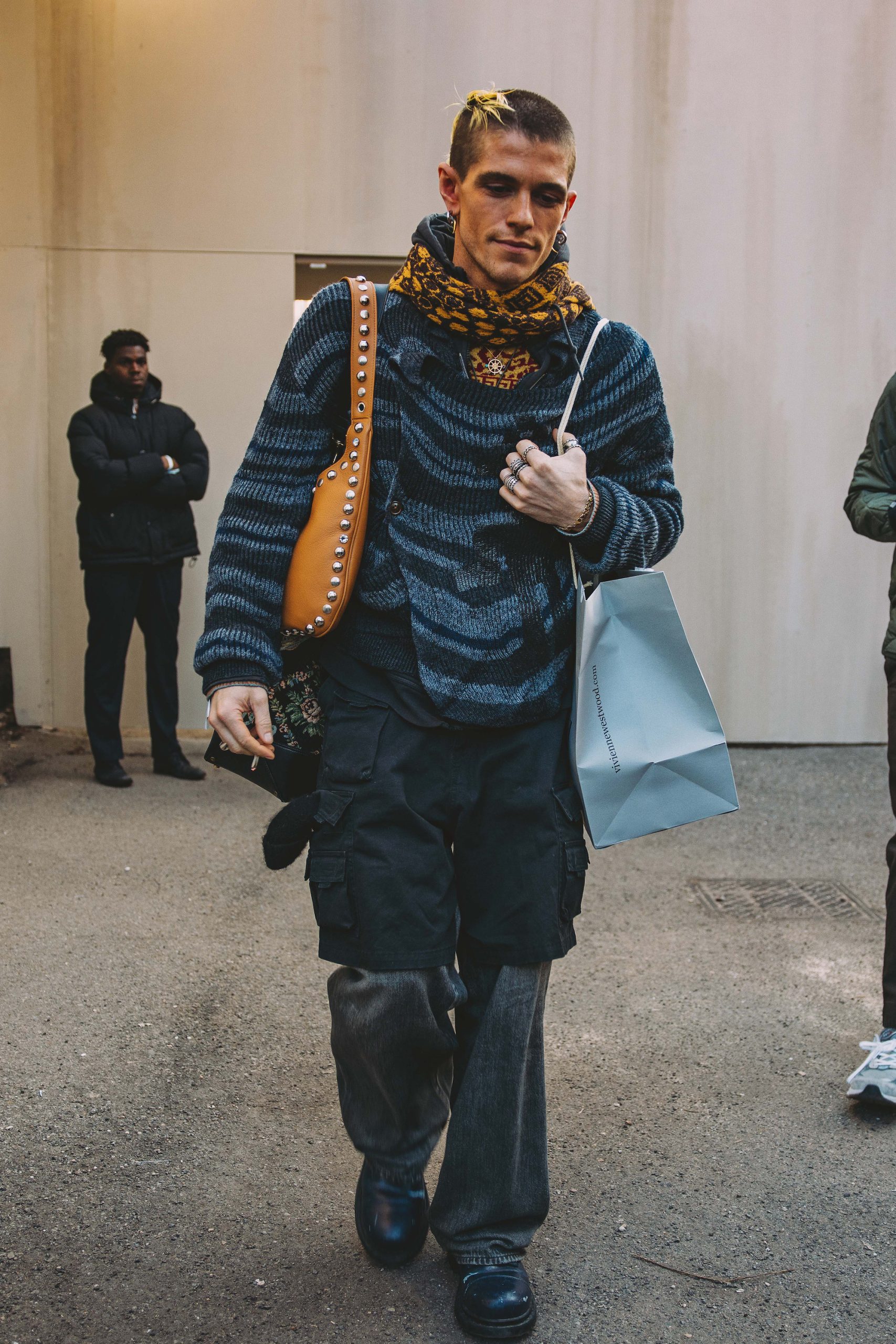 Streetstyle tijdens Milan Men's Fashion Week herfst/winter 2024
