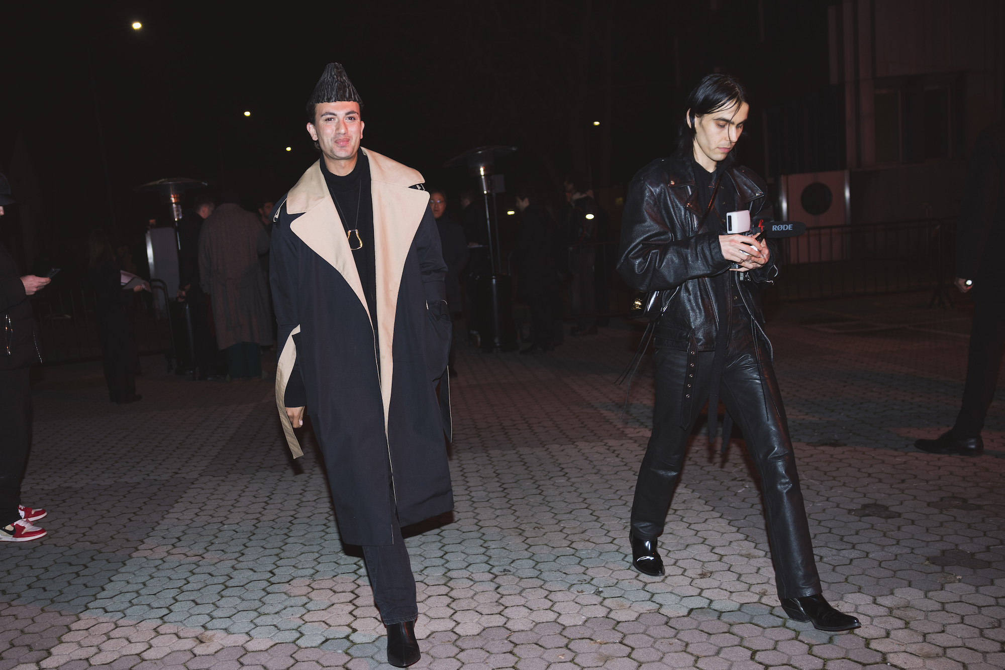 Streetstyle tijdens Milan Men's Fashion Week herfst/winter 2024
