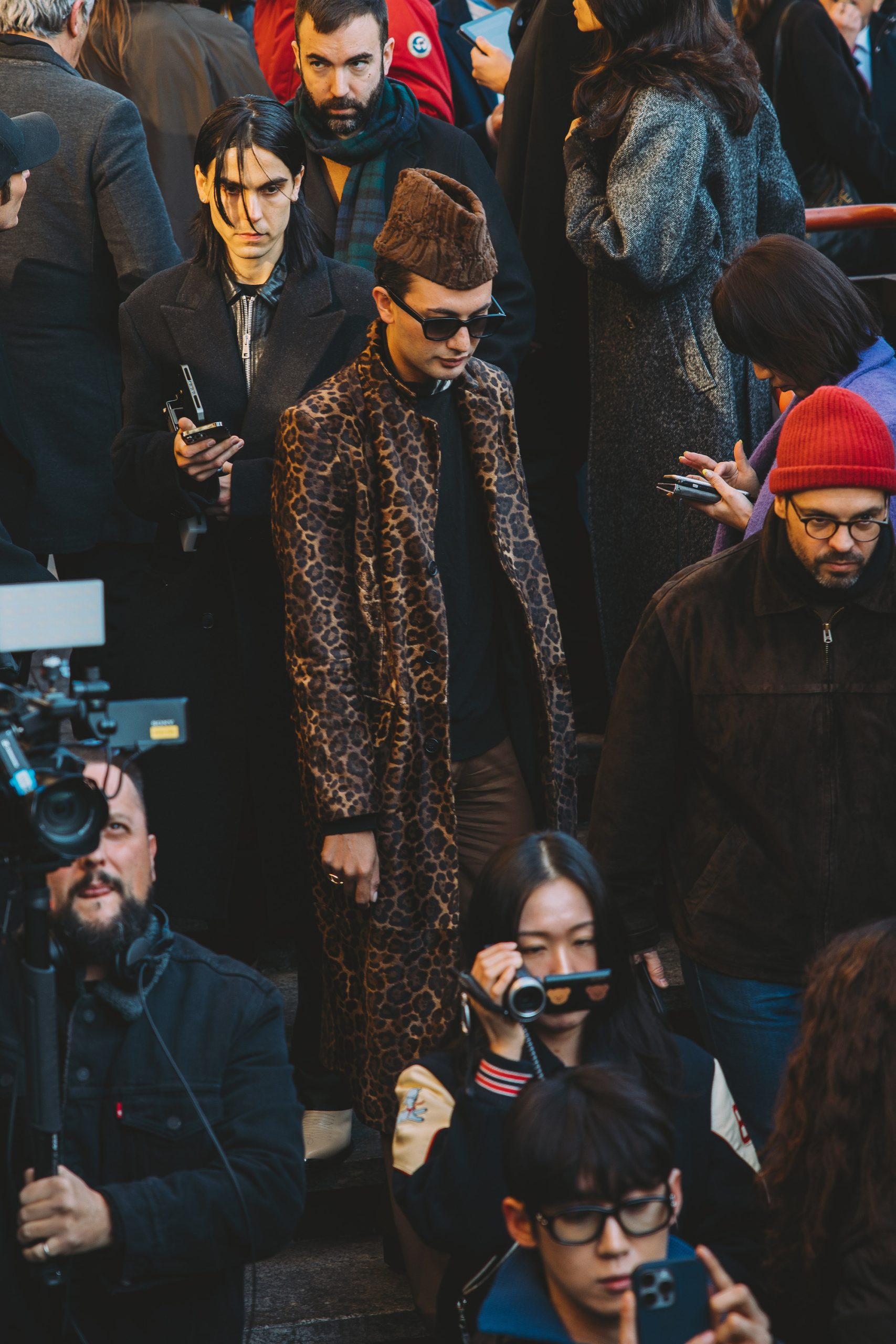 Streetstyle tijdens de Milaanse mannenmodeweek