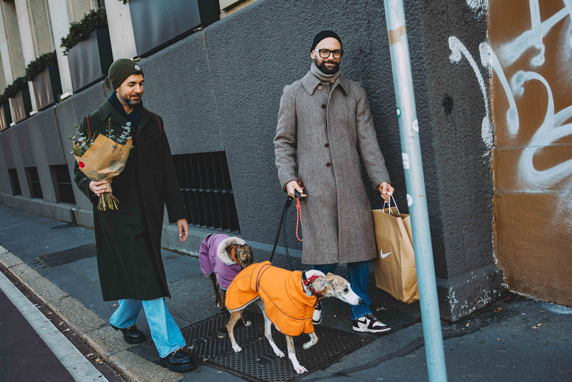 Streetstyle tijdens de Milaanse mannenmodeweek