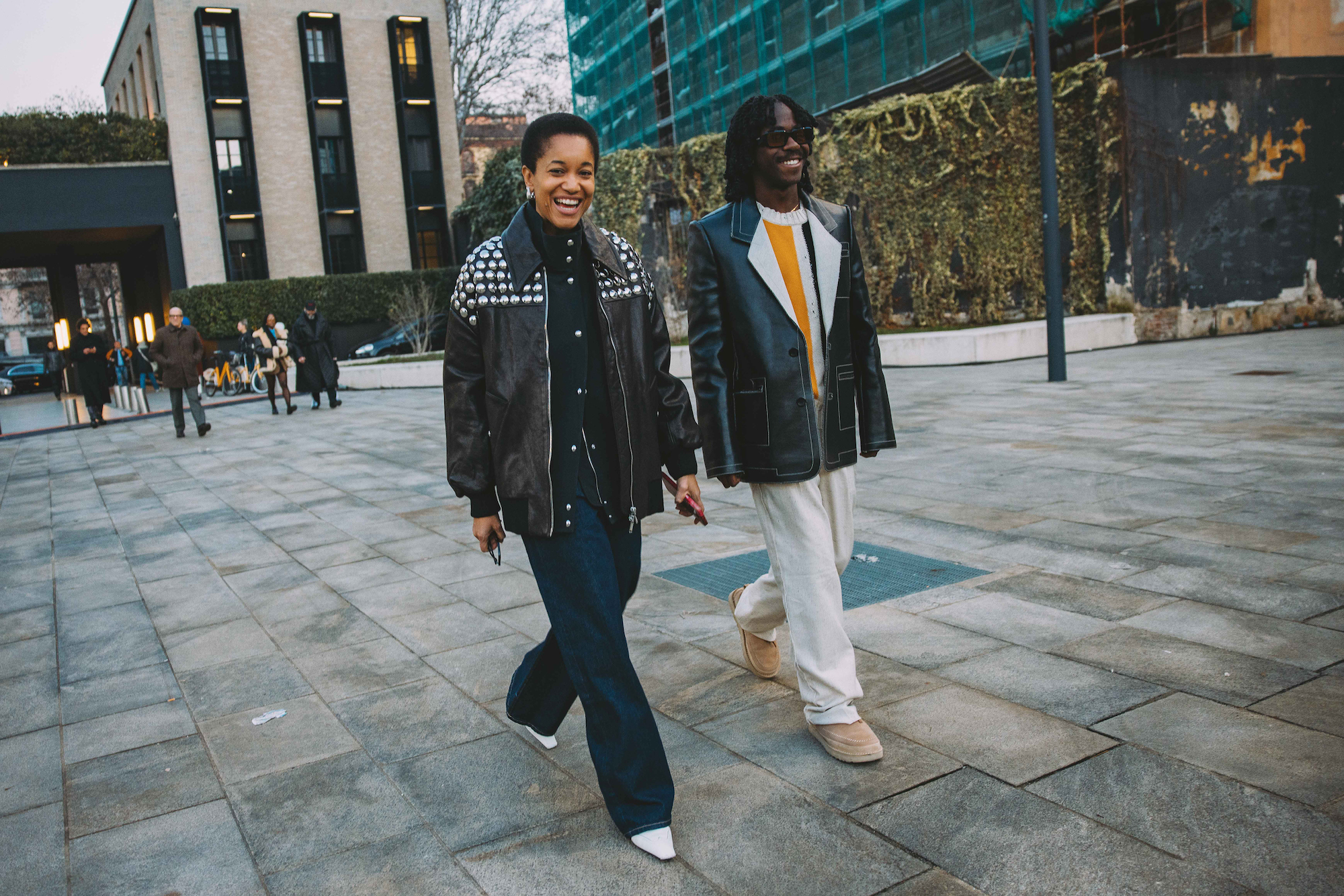 Streetstyle tijdens de Milaanse mannenmodeweek