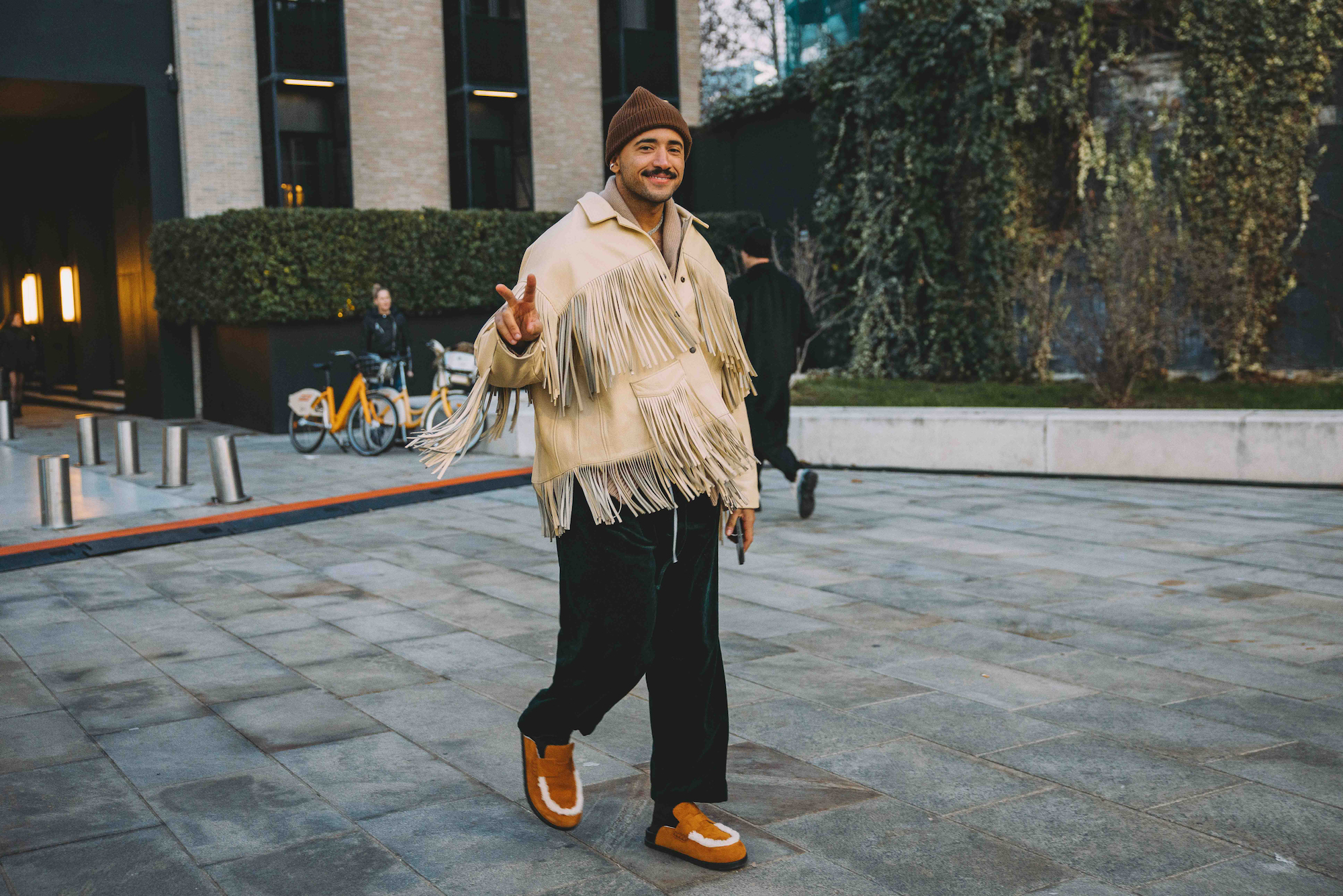 Streetstyle tijdens de Milaanse mannenmodeweek