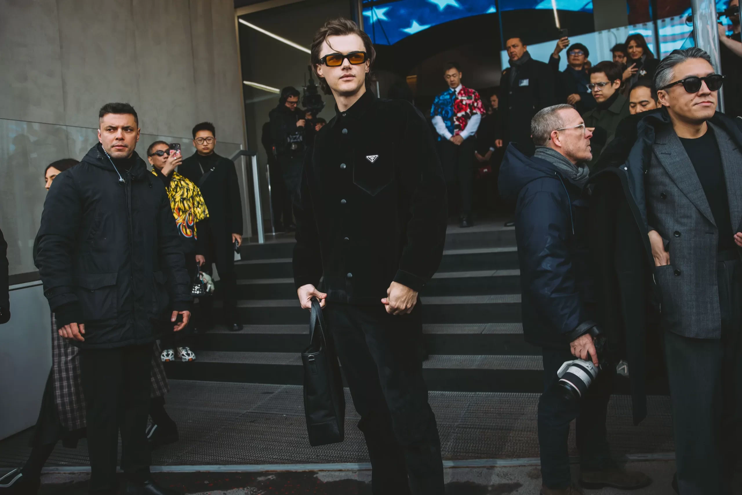Streetstyle tijdens Milan Men's Fashion Week herfst/winter 2024