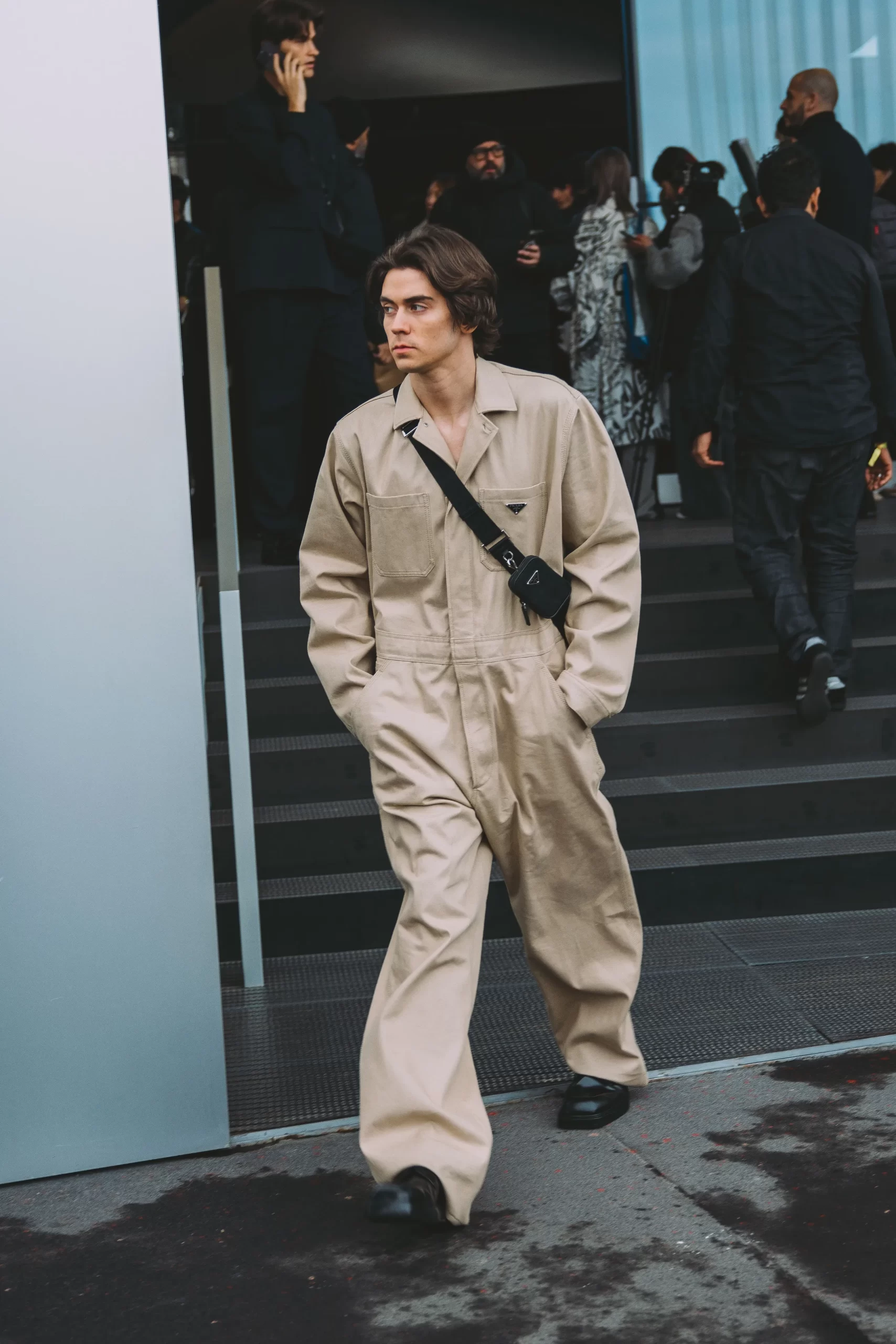 Streetstyle tijdens de Milaanse mannenmodeweek