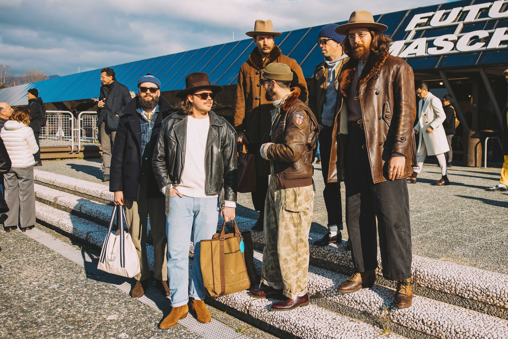 Streetstyle tijdens PU in Milaan