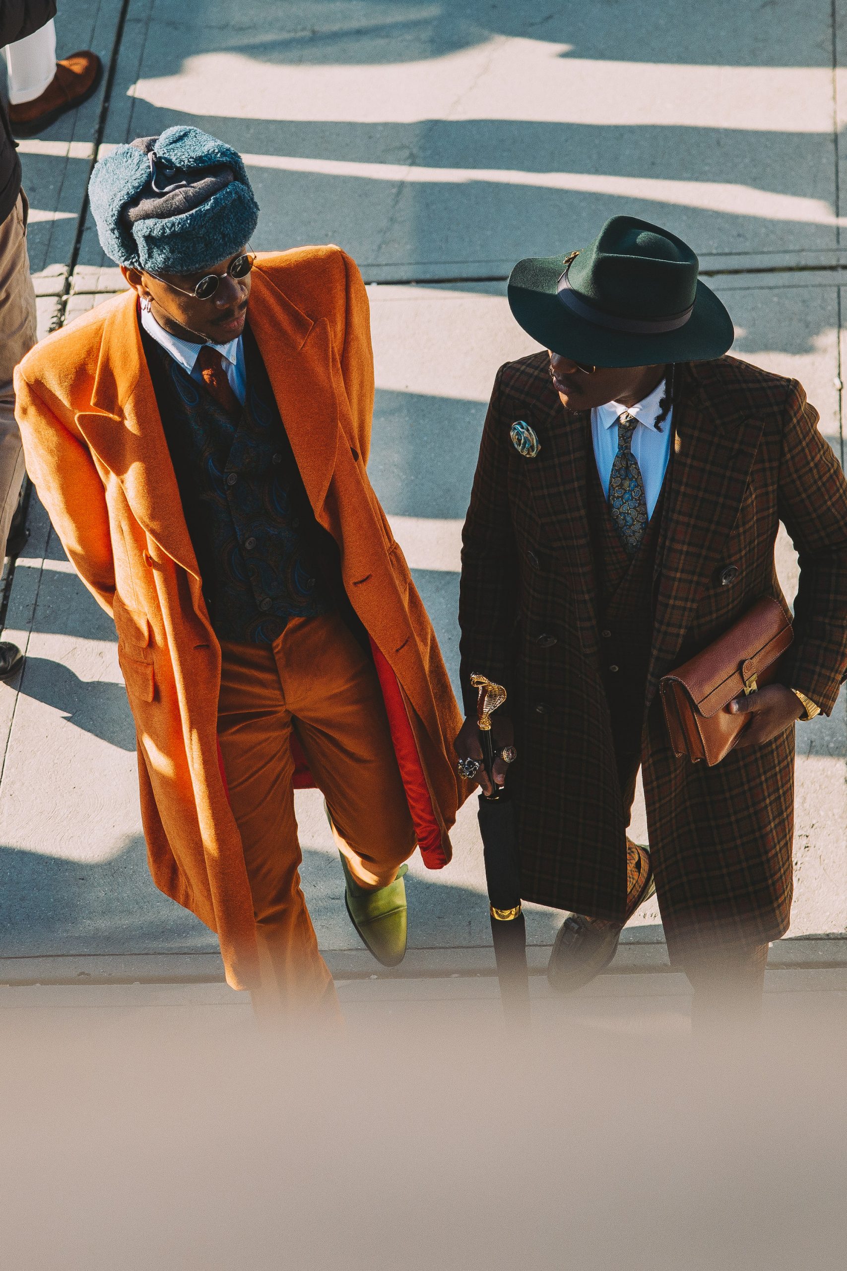 Streetstyle tijdens PU in Milaan