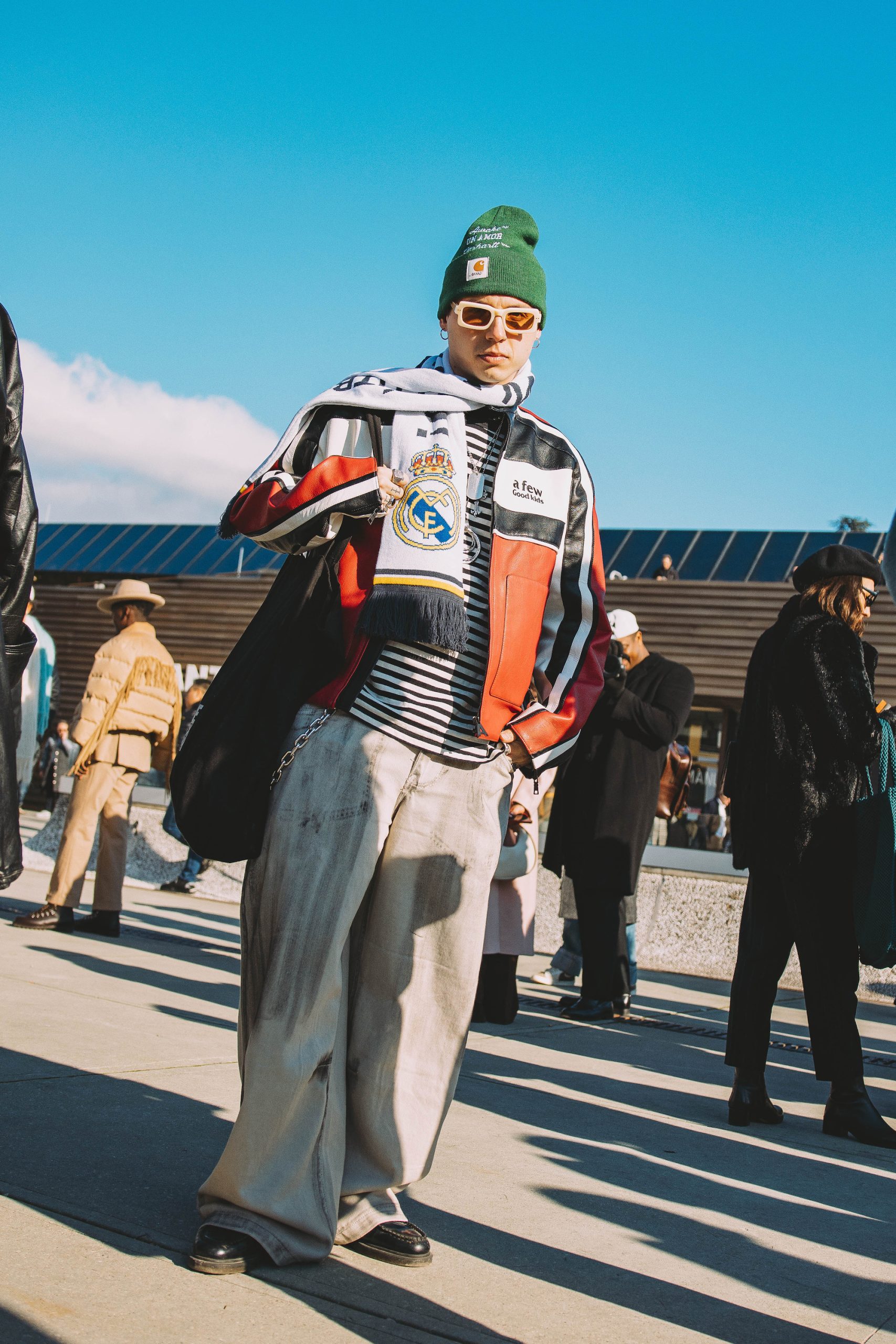 Streetstyle tijdens PU in Milaan