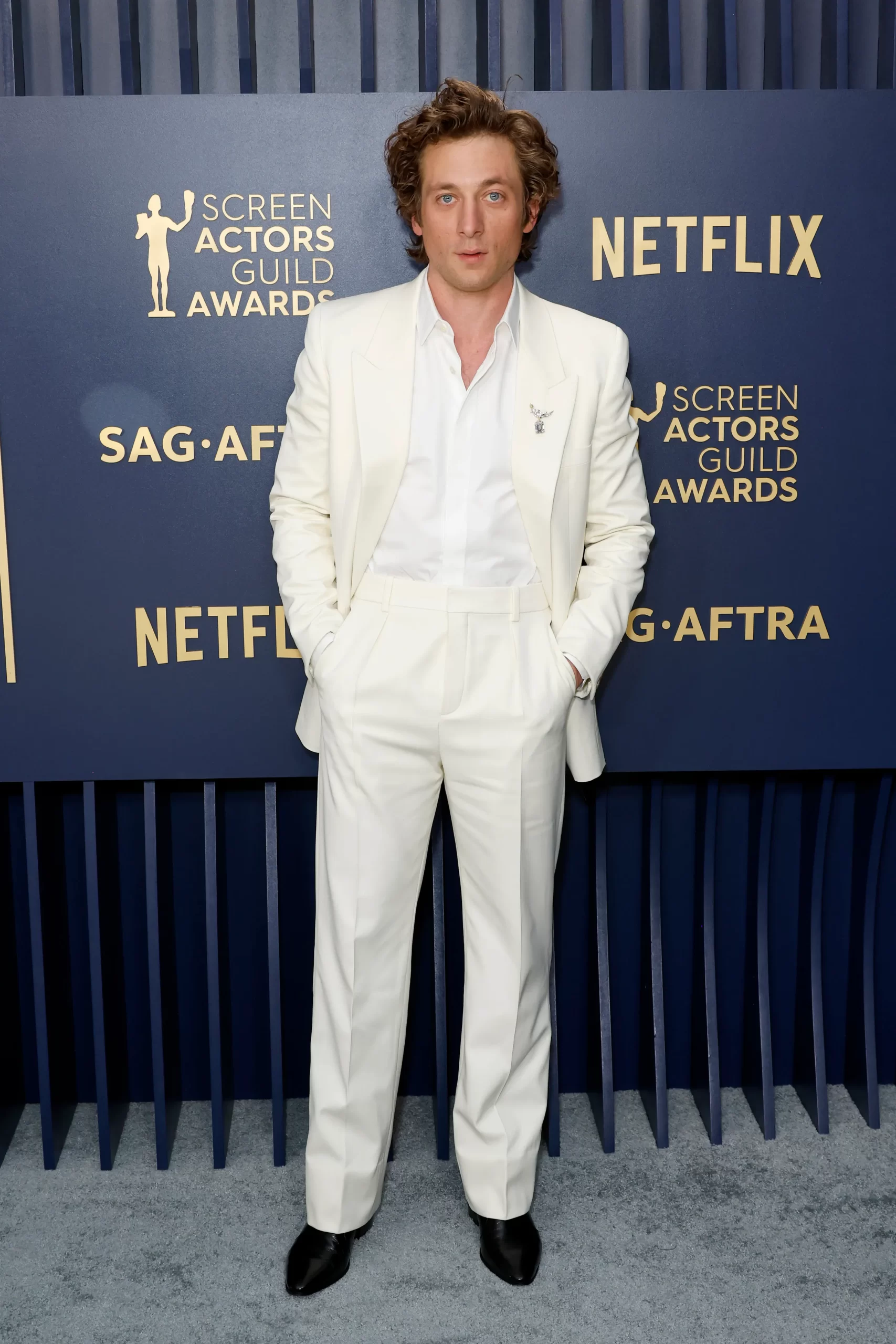 Jeremy Allen White in Saint Laurent