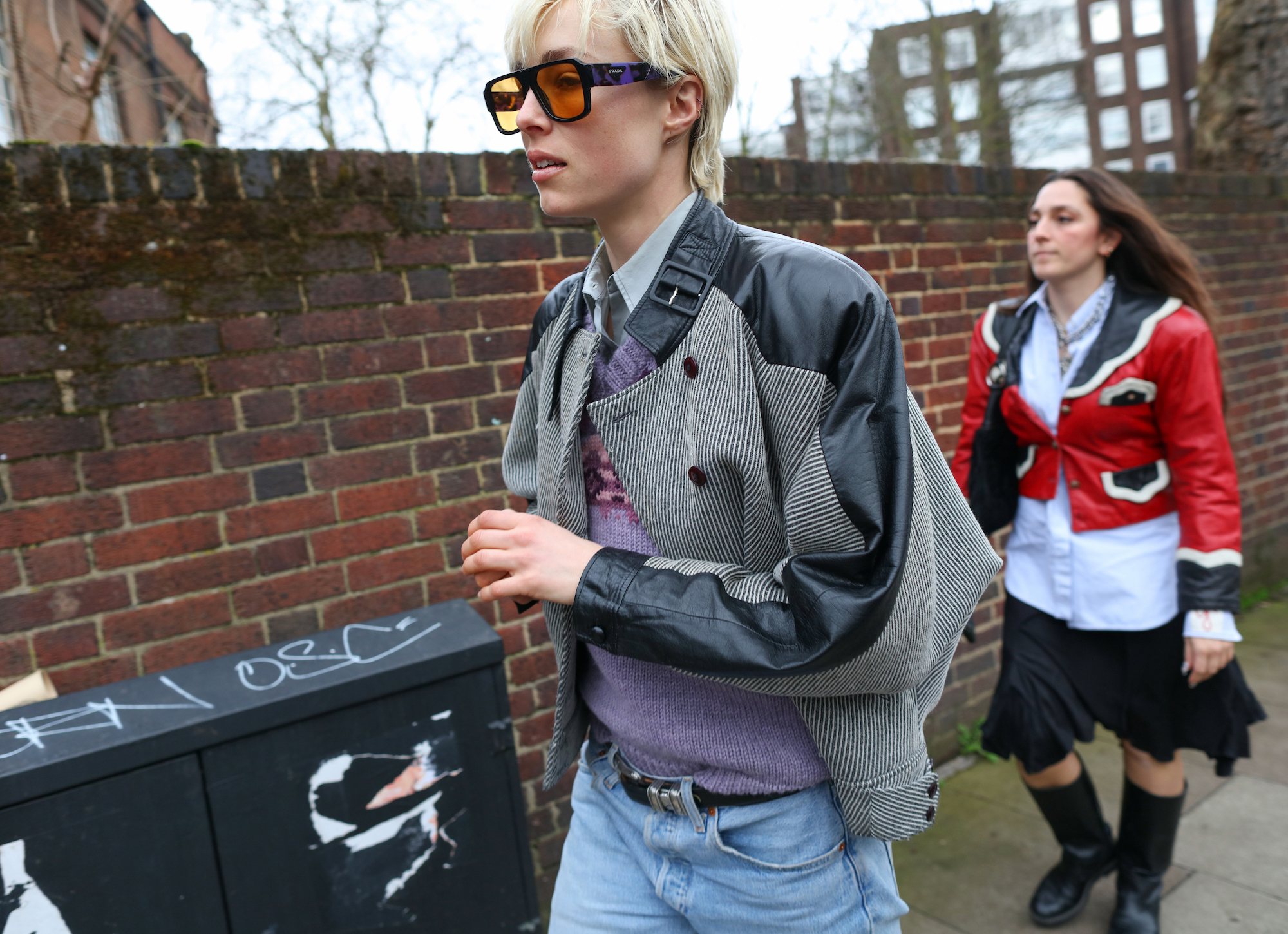Streetstyle tijdens London Fashion Week herfst/winter 2024