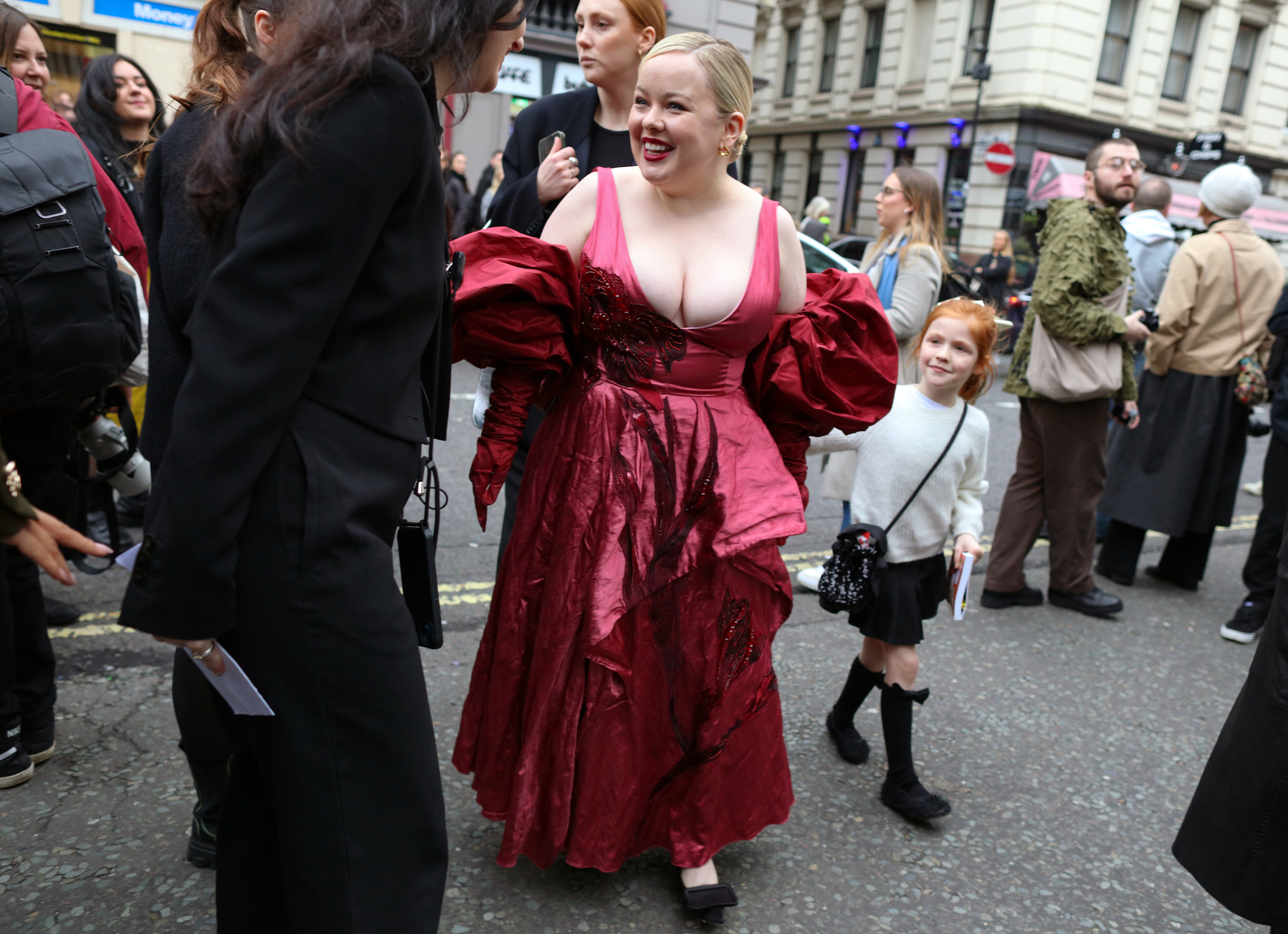 Streetstyle tijdens London Fashion Week herfst/winter 2024