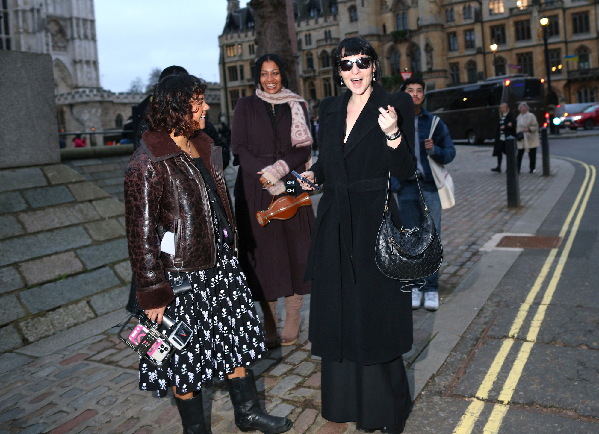 Streetstyle tijdens London Fashion Week herfst/winter 2024