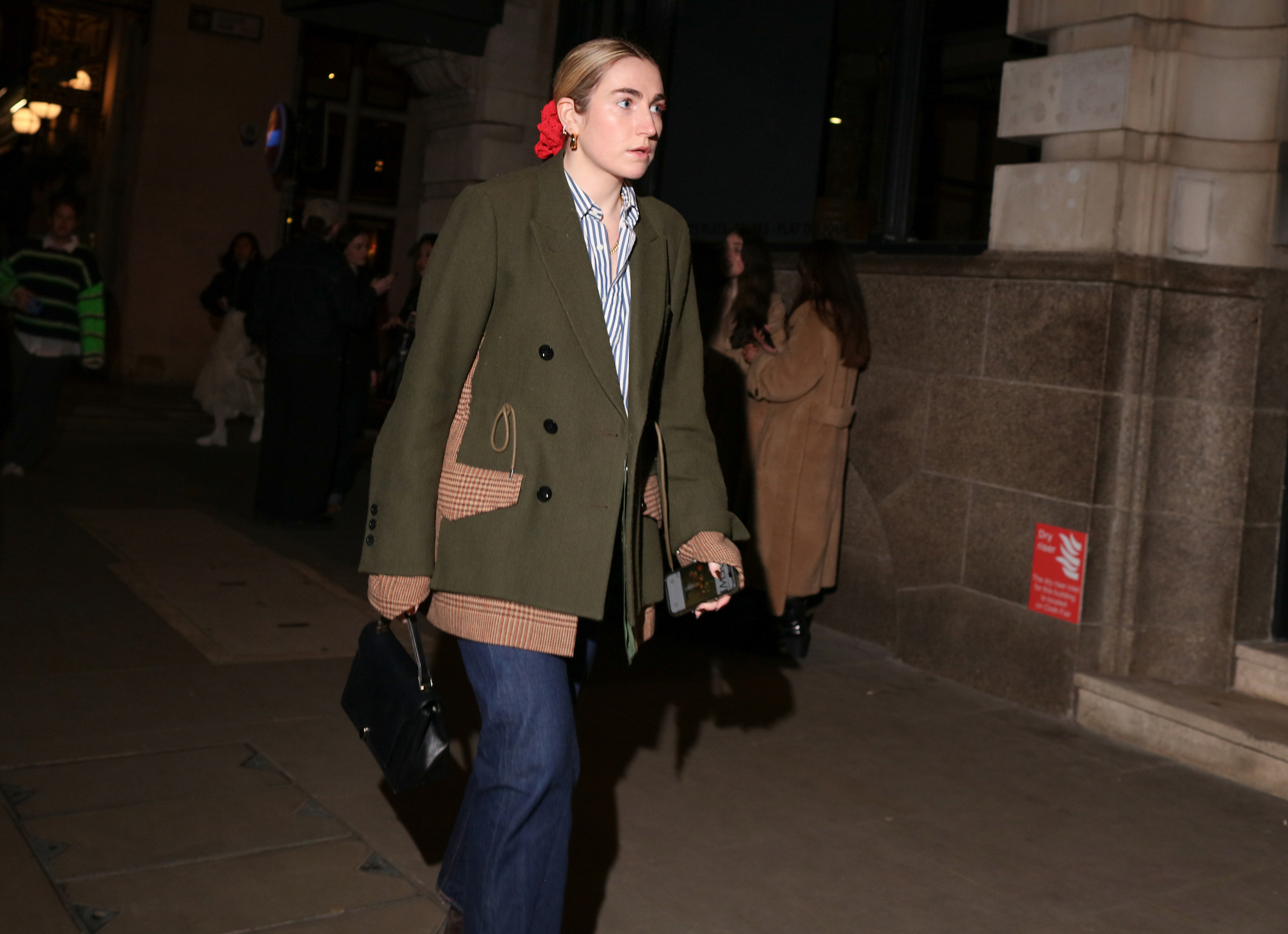 Streetstyle tijdens London Fashion Week herfst/winter 2024