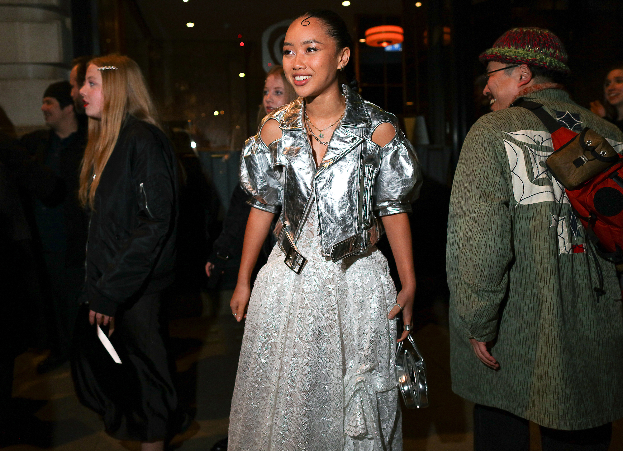 Streetstyle tijdens London Fashion Week herfst/winter 2024