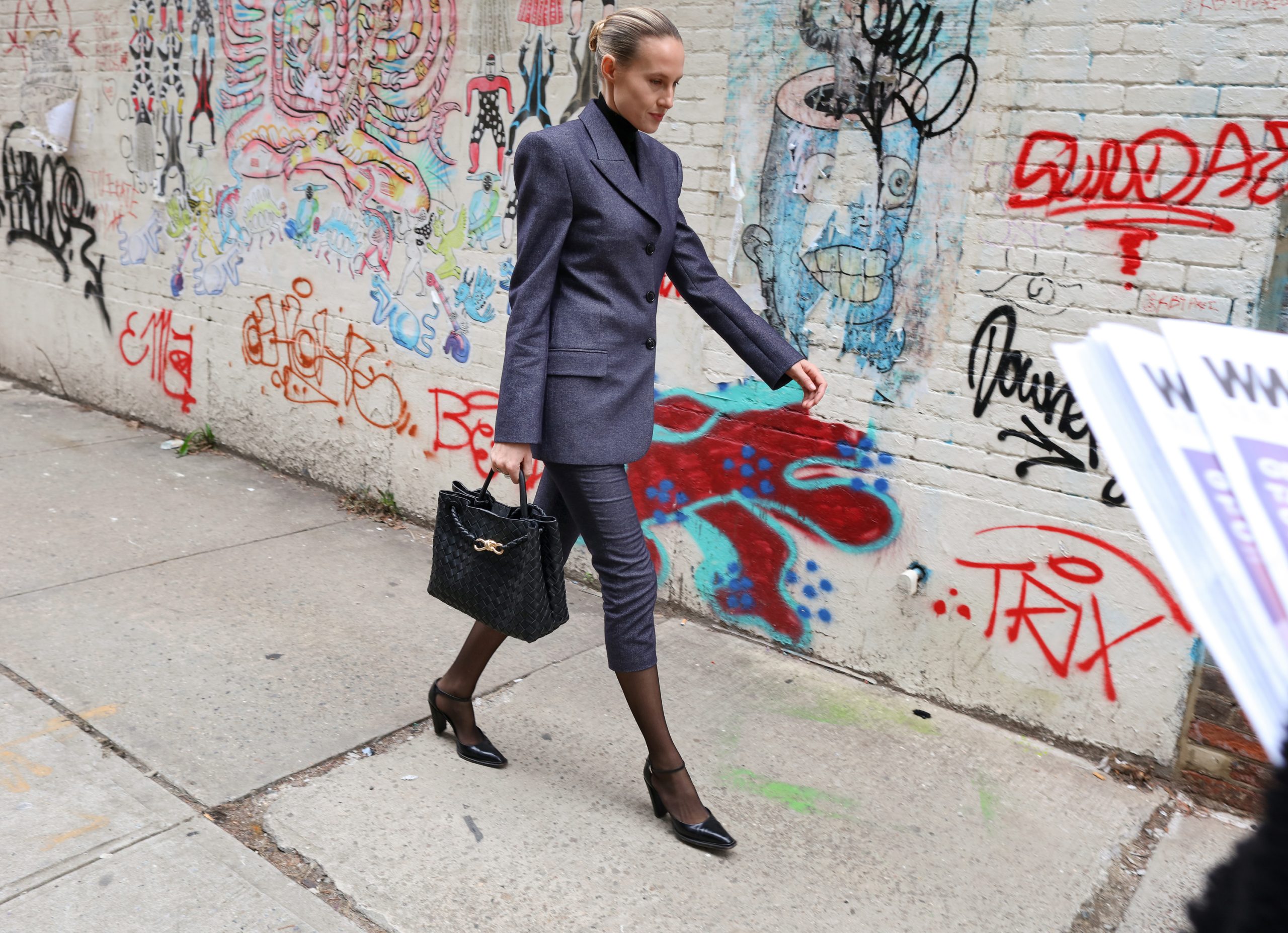 New York Fashion Week streetstyle lakleren schoenen trend