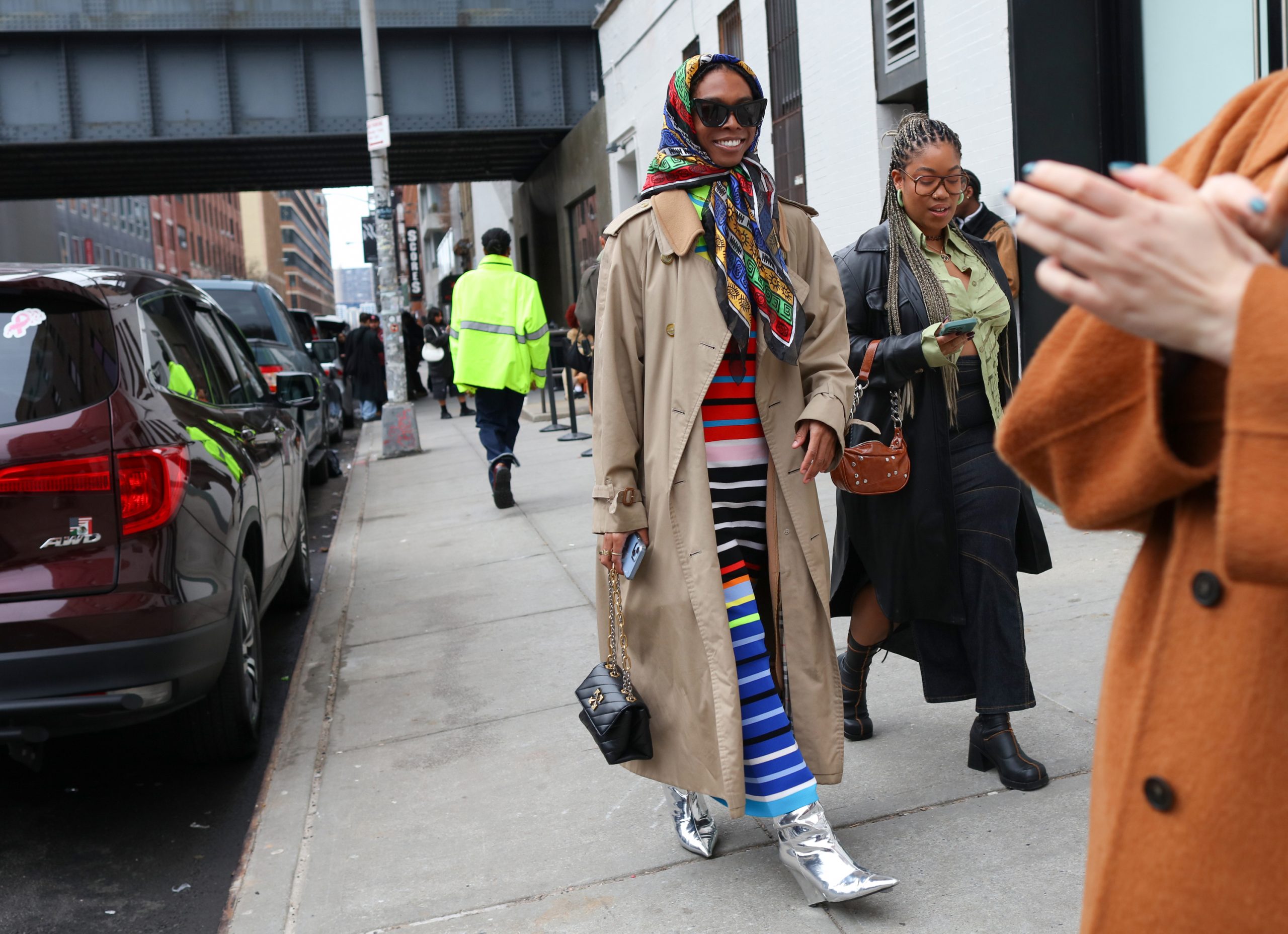 New York Fashion Week streetstyle lakleren schoenen trend
