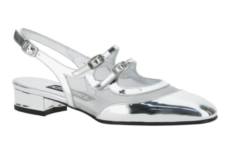 Emily Bruids Peep Bruiloft Schoenen Ivoor Platte Pompen Parel Strass