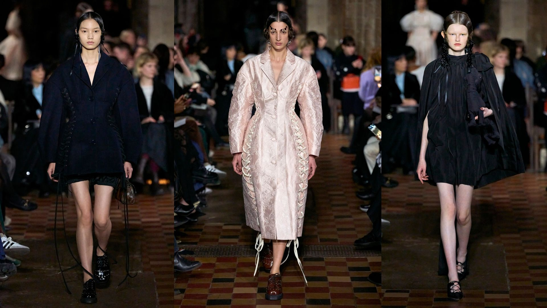 Simone Rocha NYFW fw 2024 lakleren schoenen