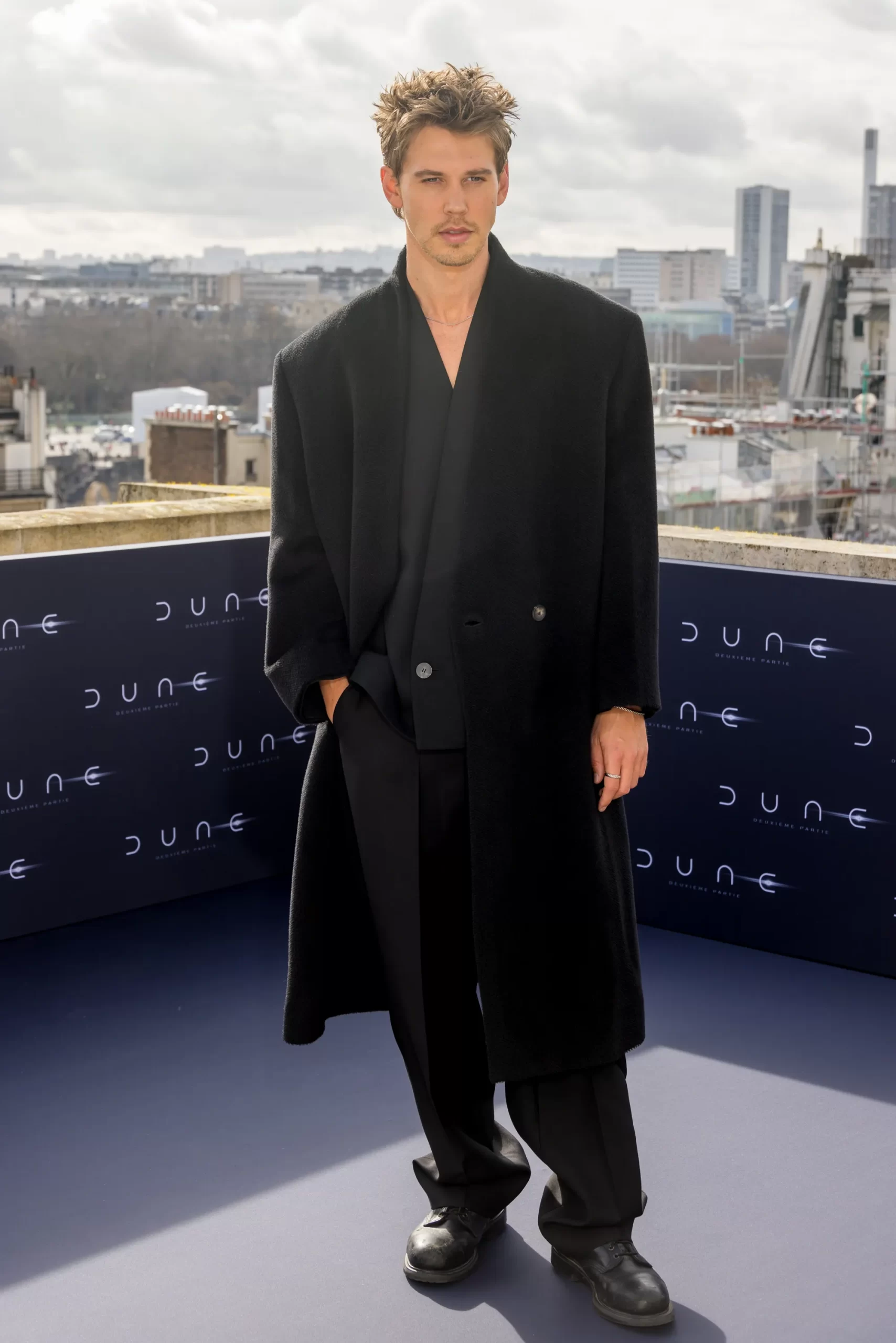 Austin Butler bij de Dune-photocall in Parijs