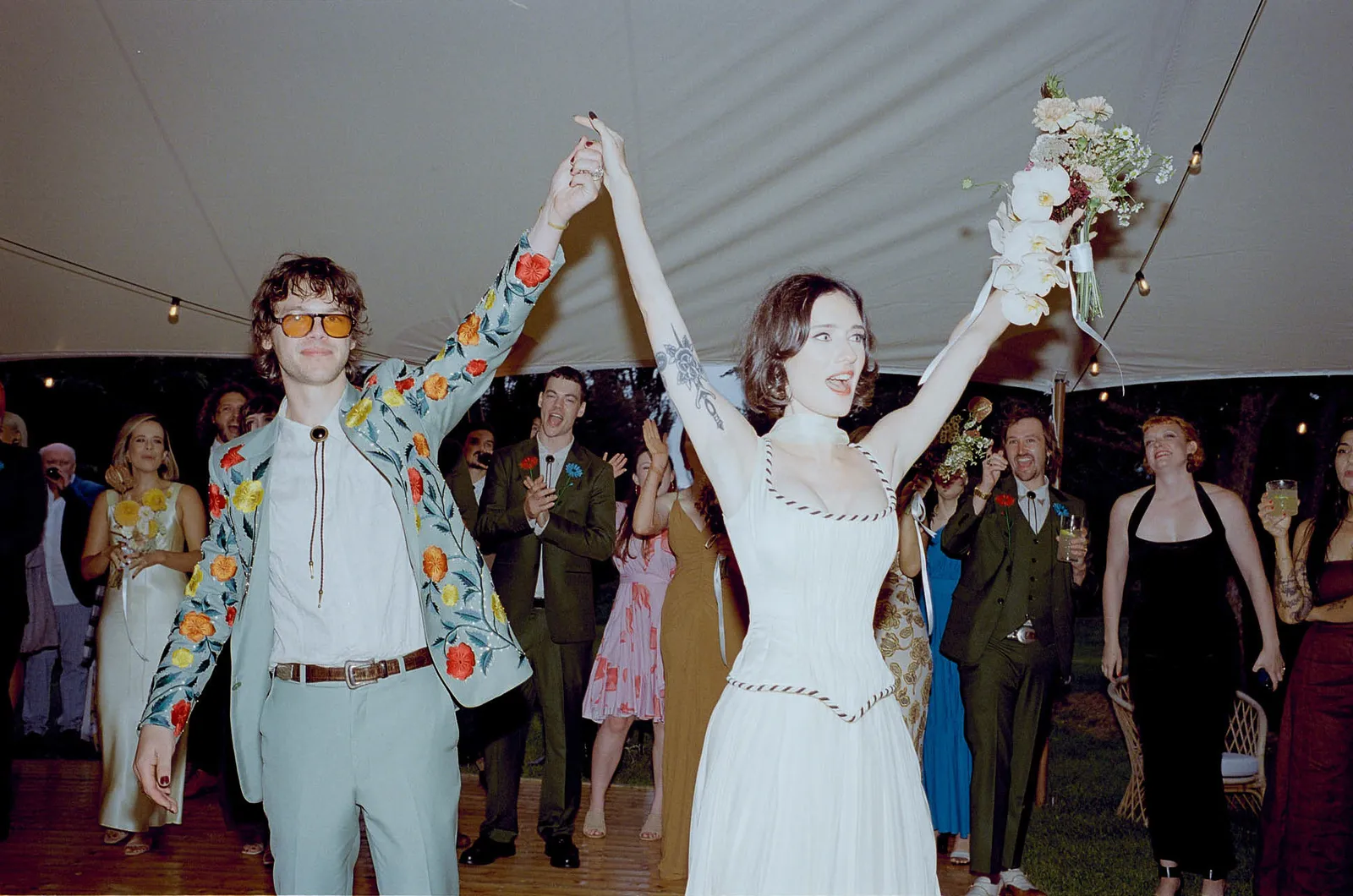 De bruiloft van Alex Pratt en Jamie Preisz