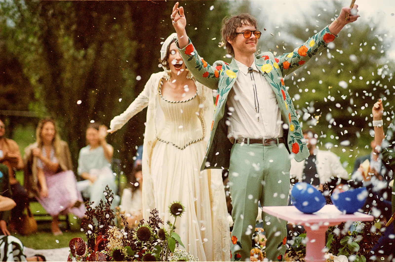 De bruiloft van Alex Pratt en Jamie Preisz