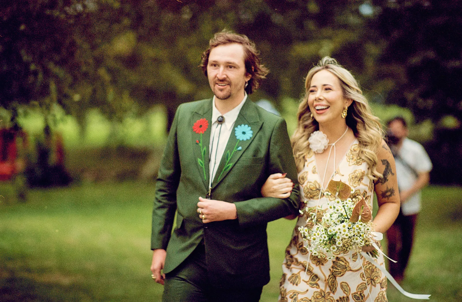 De bruiloft van Alex Pratt en Jamie Preisz