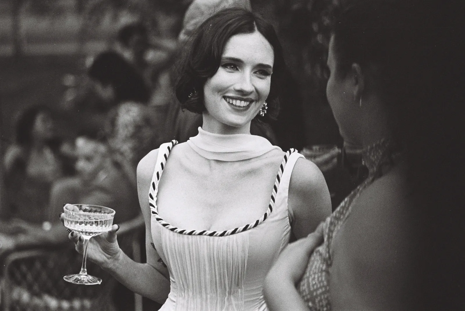 De bruid op haar grote dag