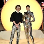 Timothée Chalamet en Zendaya bij de première van Dune: Part Two