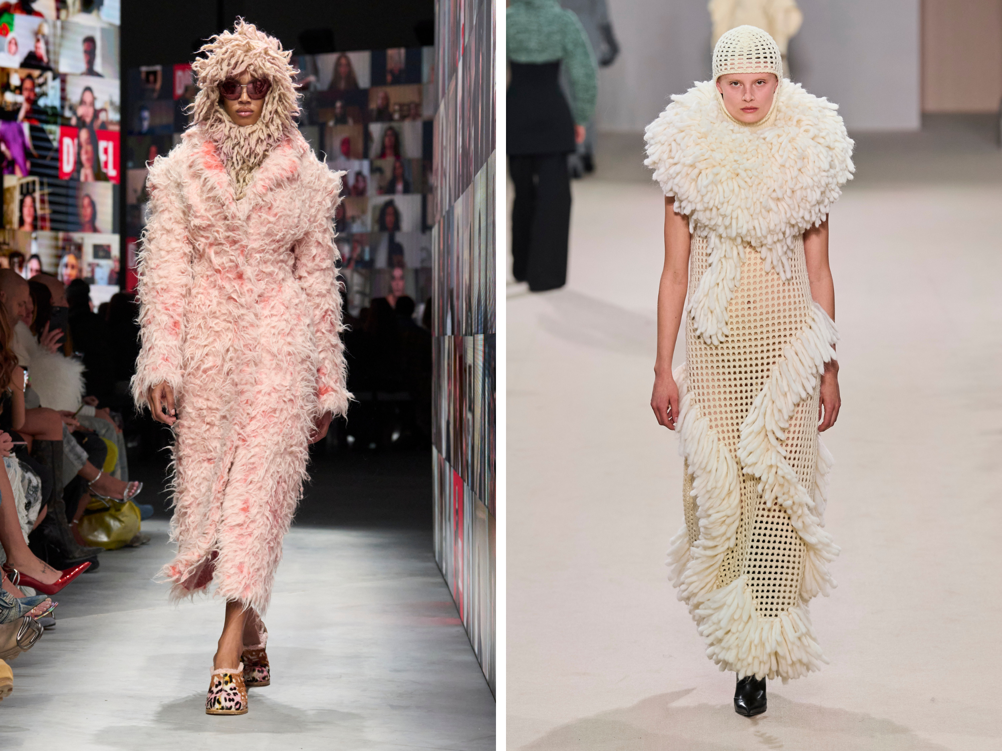 fuzzy faux fur pluizig bont