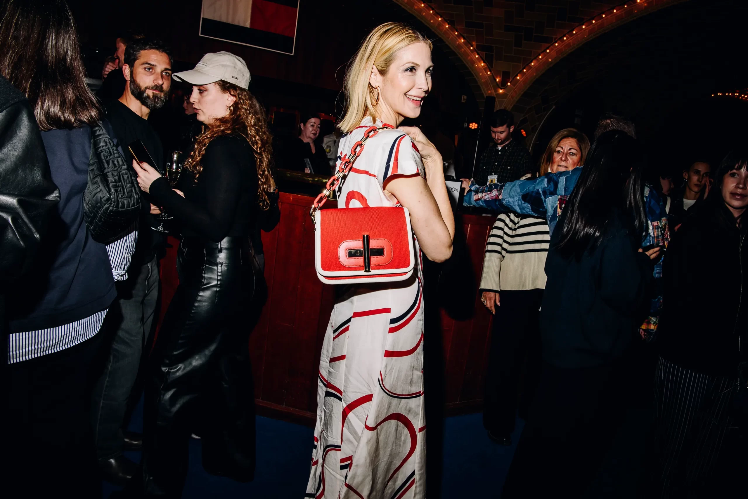 Kelly Rutherford bij Tommy Hilfiger