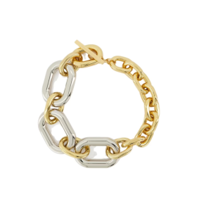 goud en zilver ketting