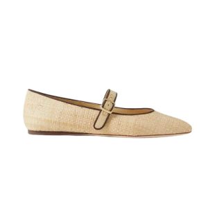 Loeffler Randall raffia ballerina