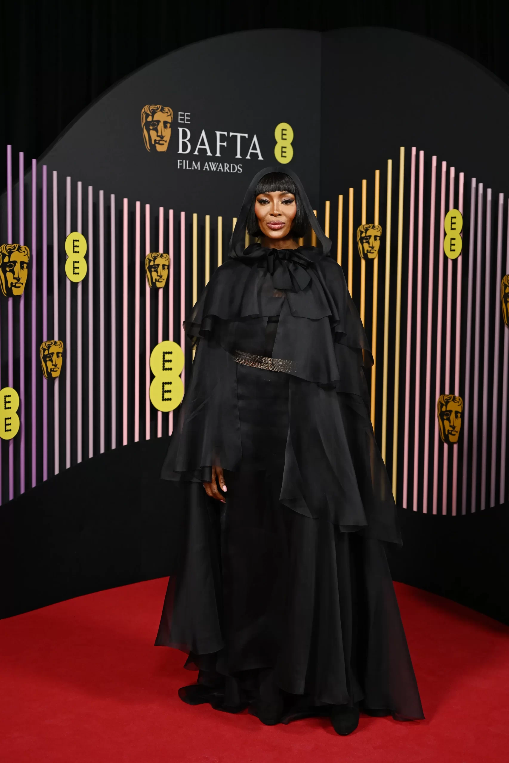Naomi Campbell in Chanel bij de BAFTA's 2024