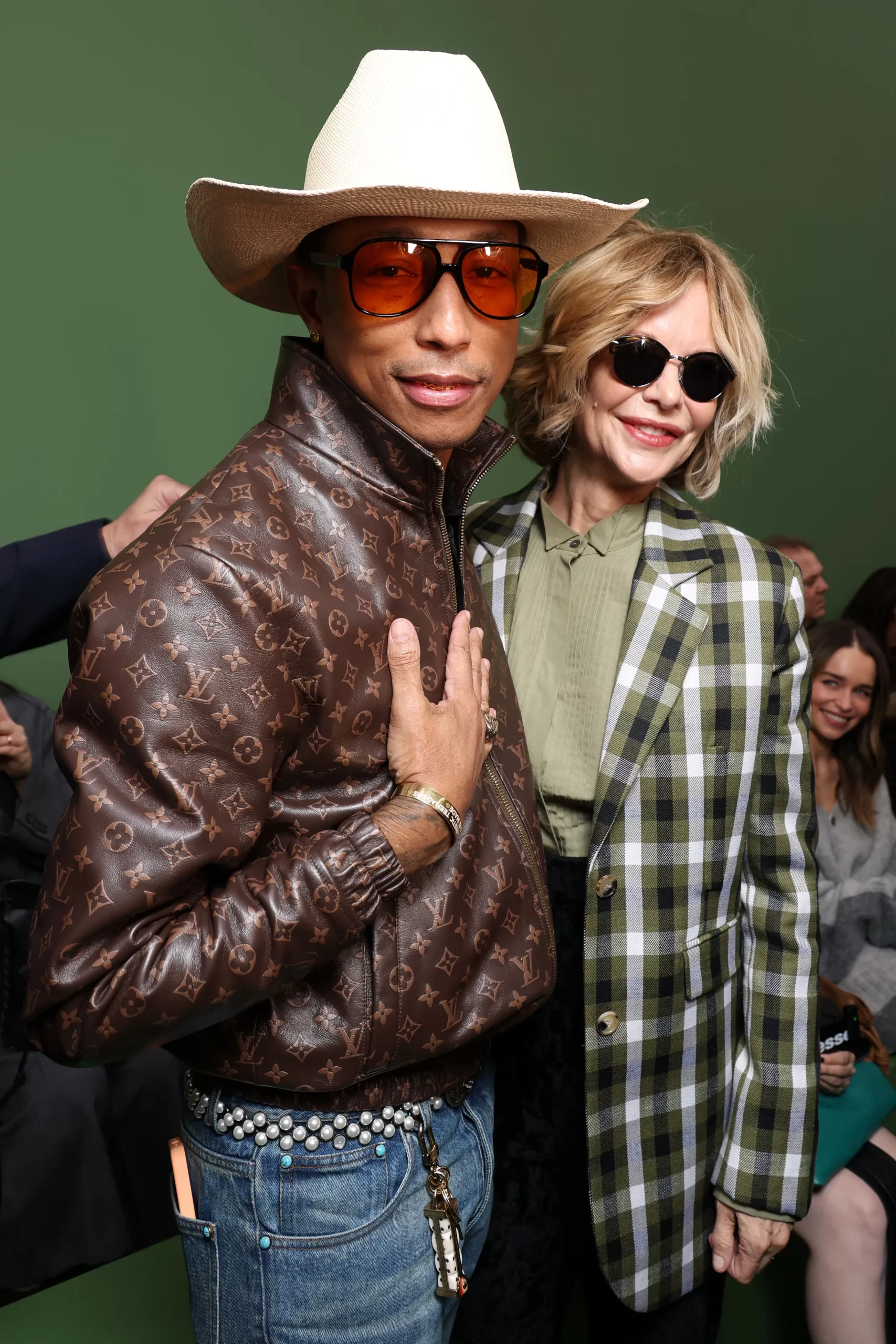 Pharrell Williams en Meg Ryan bij Loewe