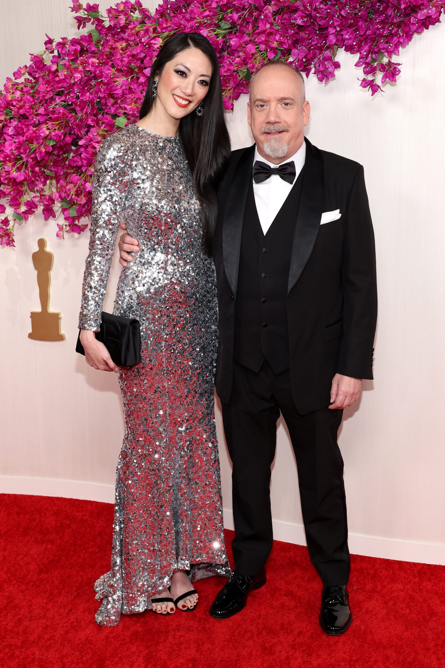 Clara Wong and Paul Giamatti oscars 2024
