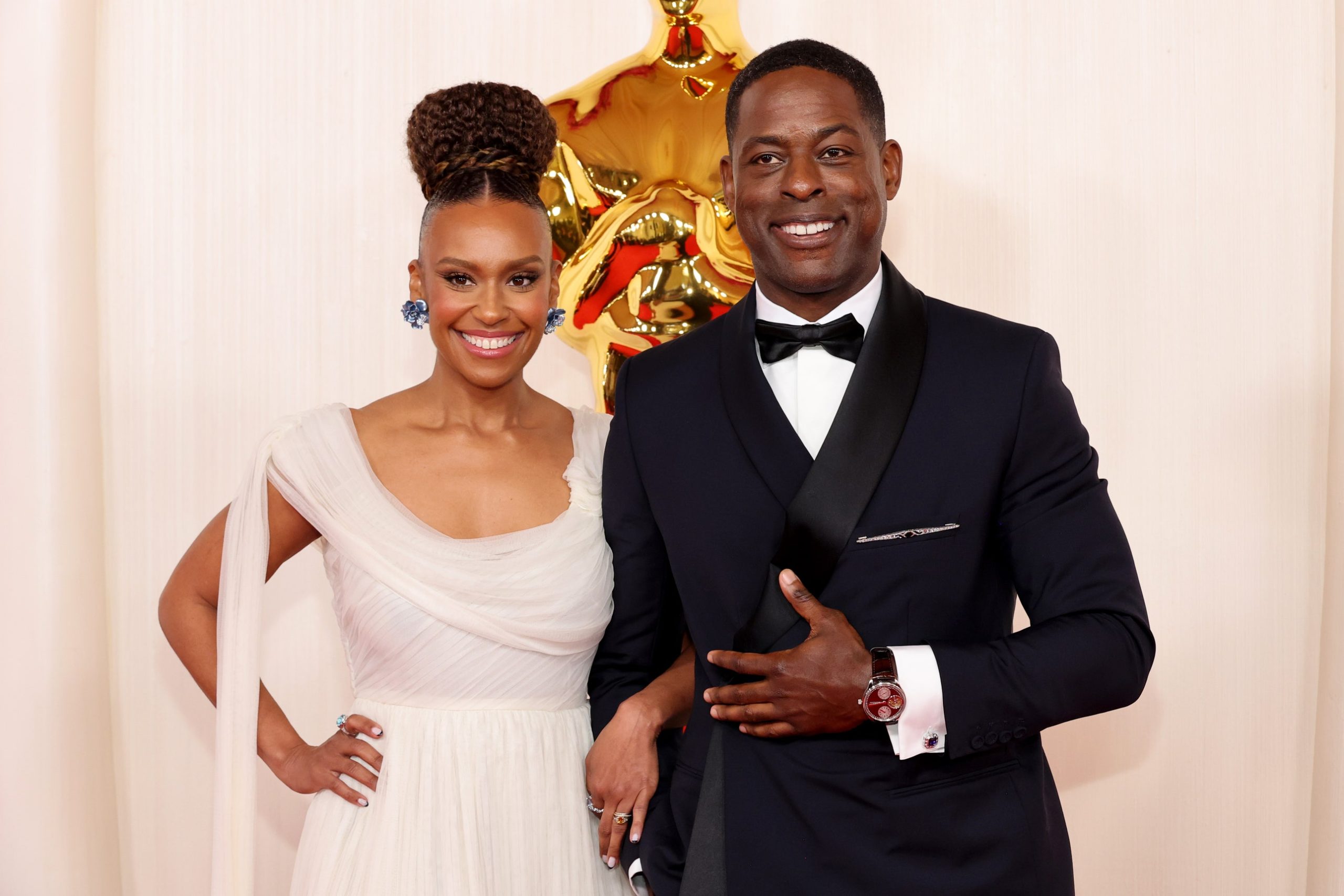 Ryan Michelle Bathe and Sterling K. Brown oscars 2024