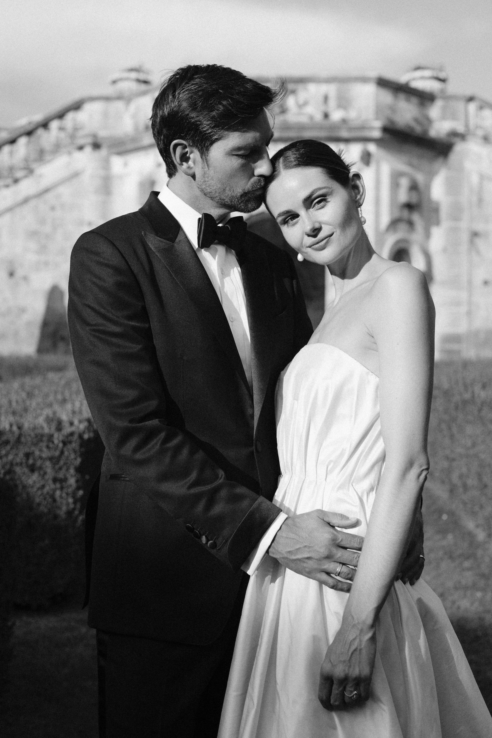 Samantha en Justin tijdens hun trouwweekend