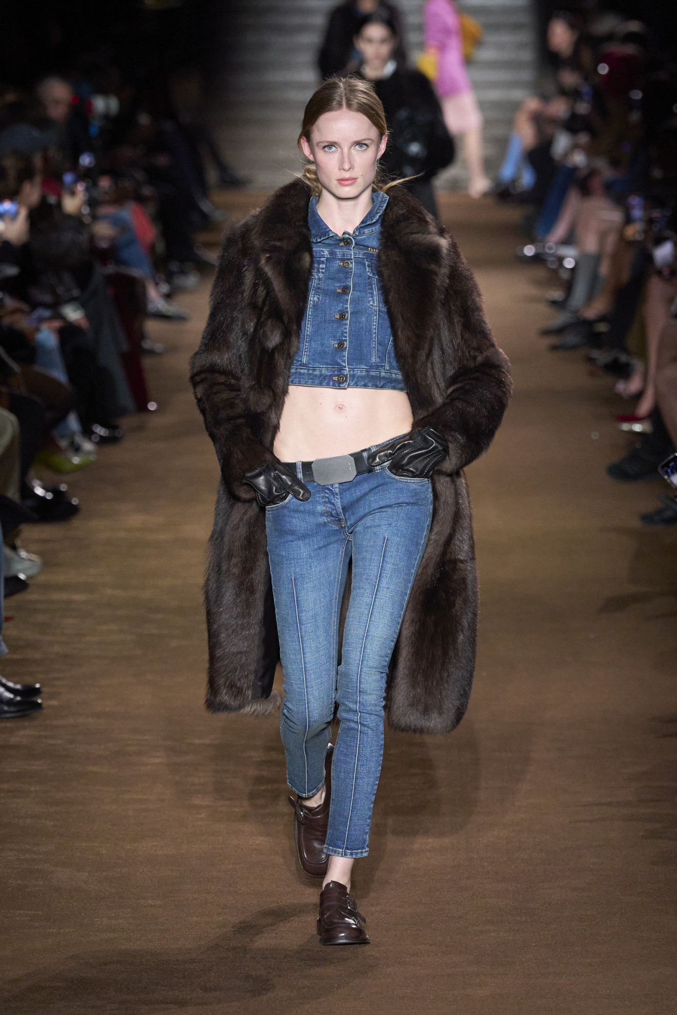 miu miu fall winter 2024 skinny jeans