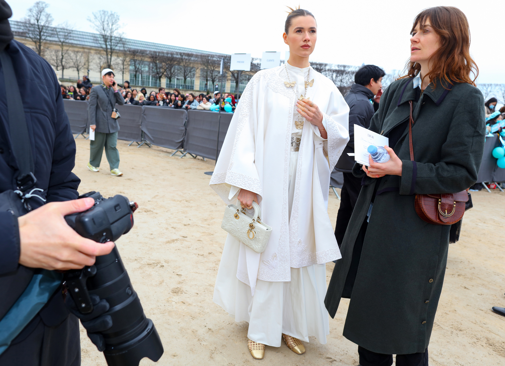 Streetstyle tijdens Paris Fashion Week herfst/winter 2024