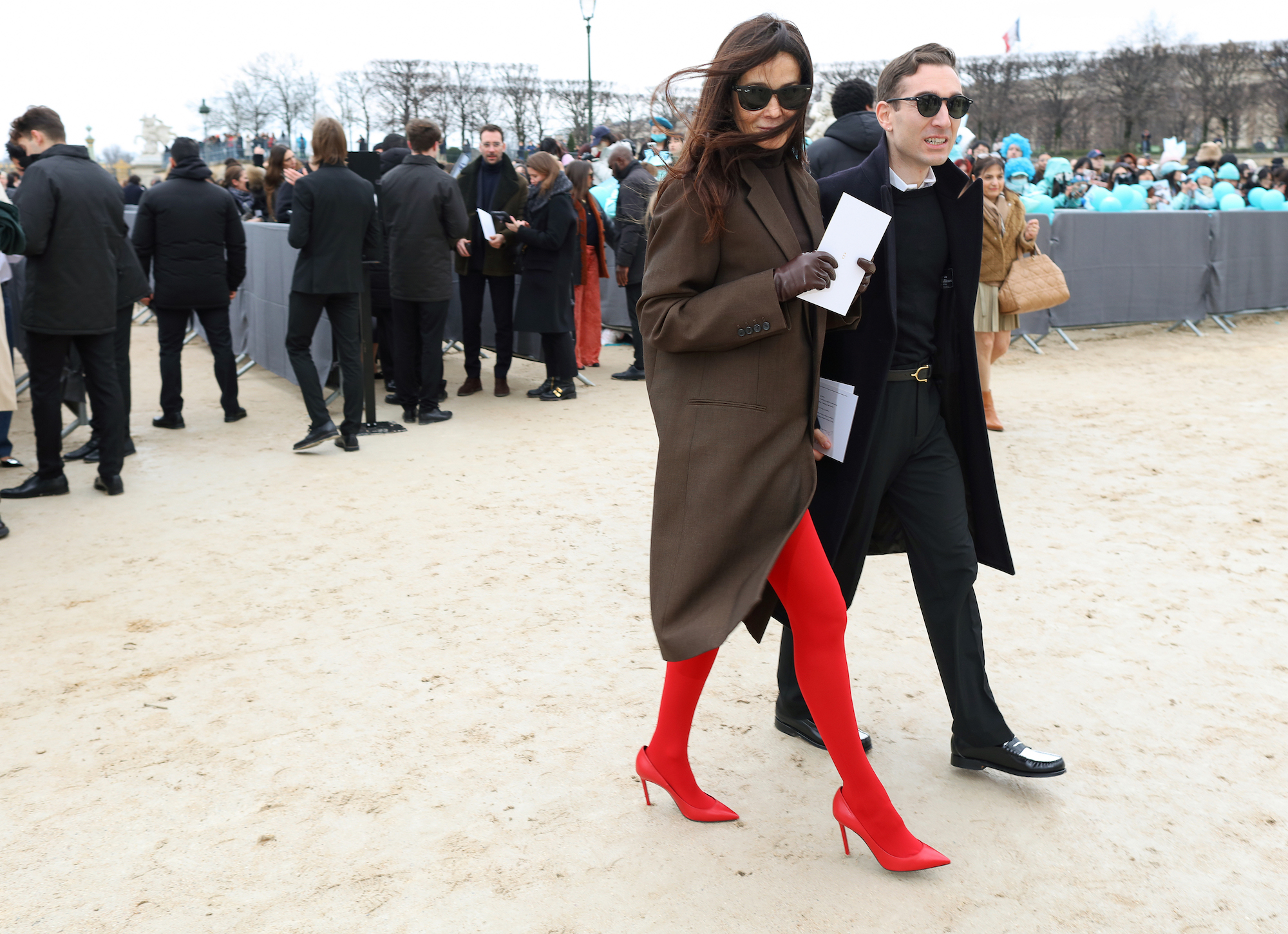 Streetstyle tijdens Paris Fashion Week herfst/winter 2024