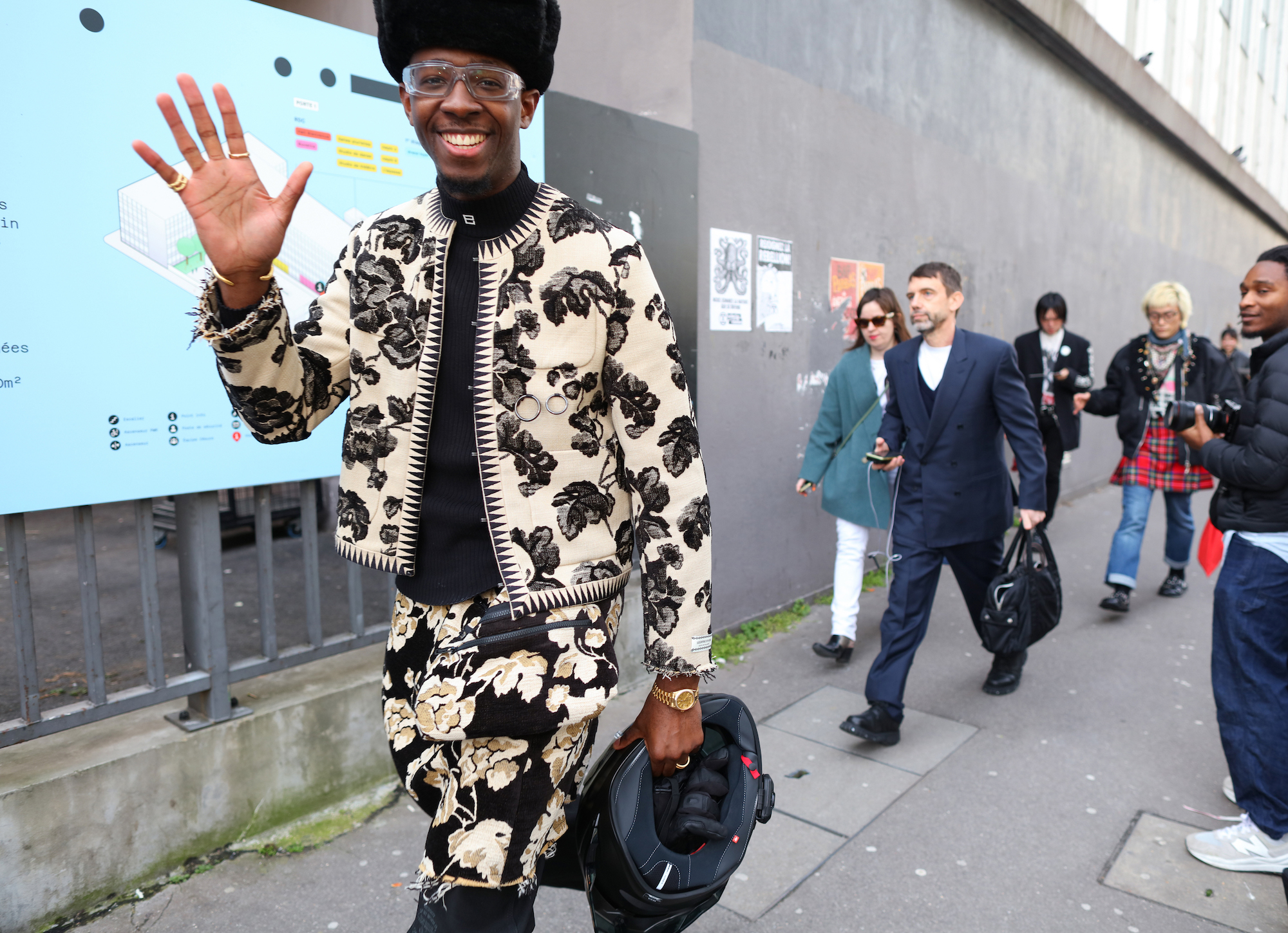 Streetstyle tijdens Paris Fashion Week herfst/winter 2024