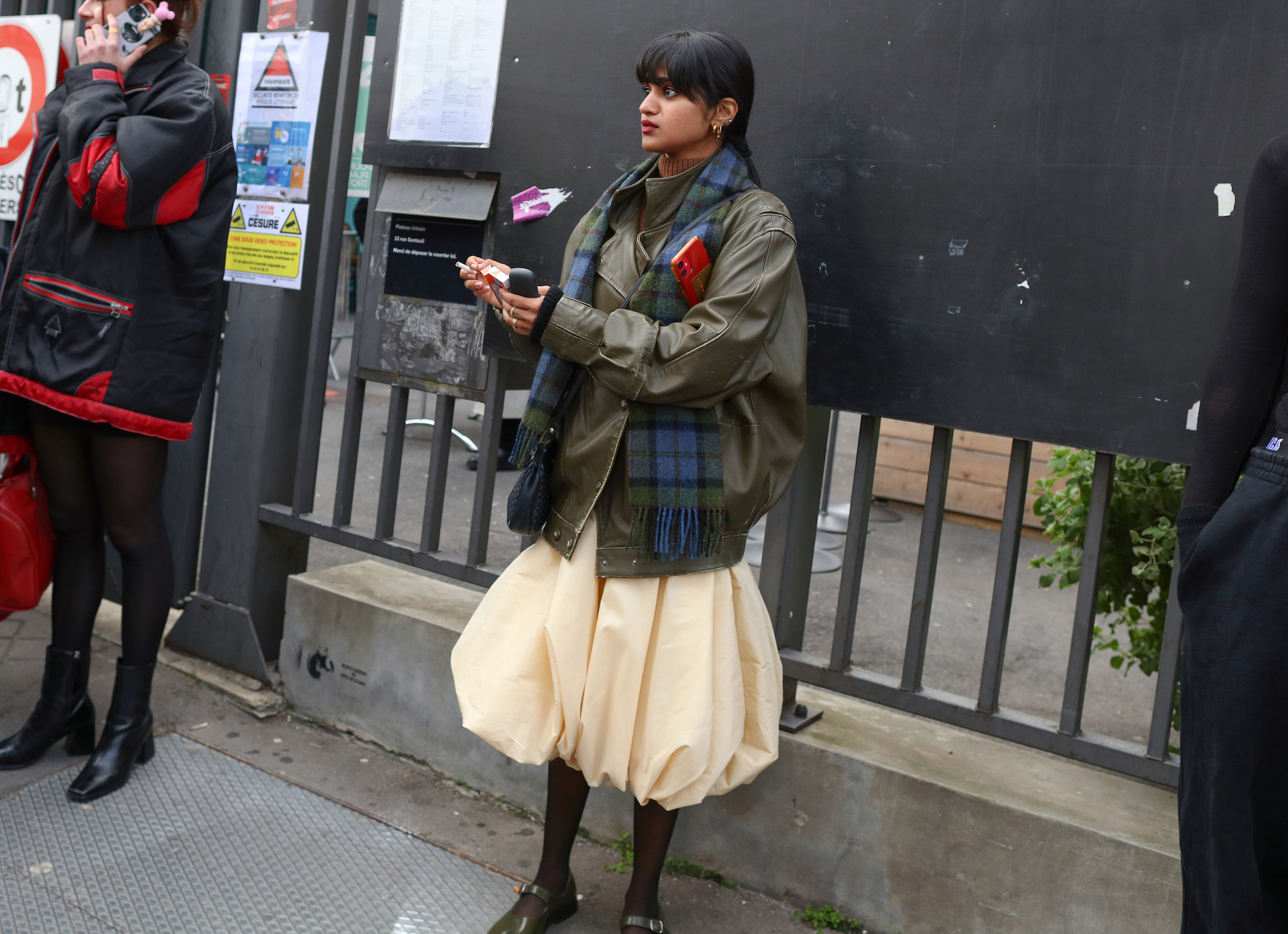 Streetstyle tijdens Paris Fashion Week herfst/winter 2024
