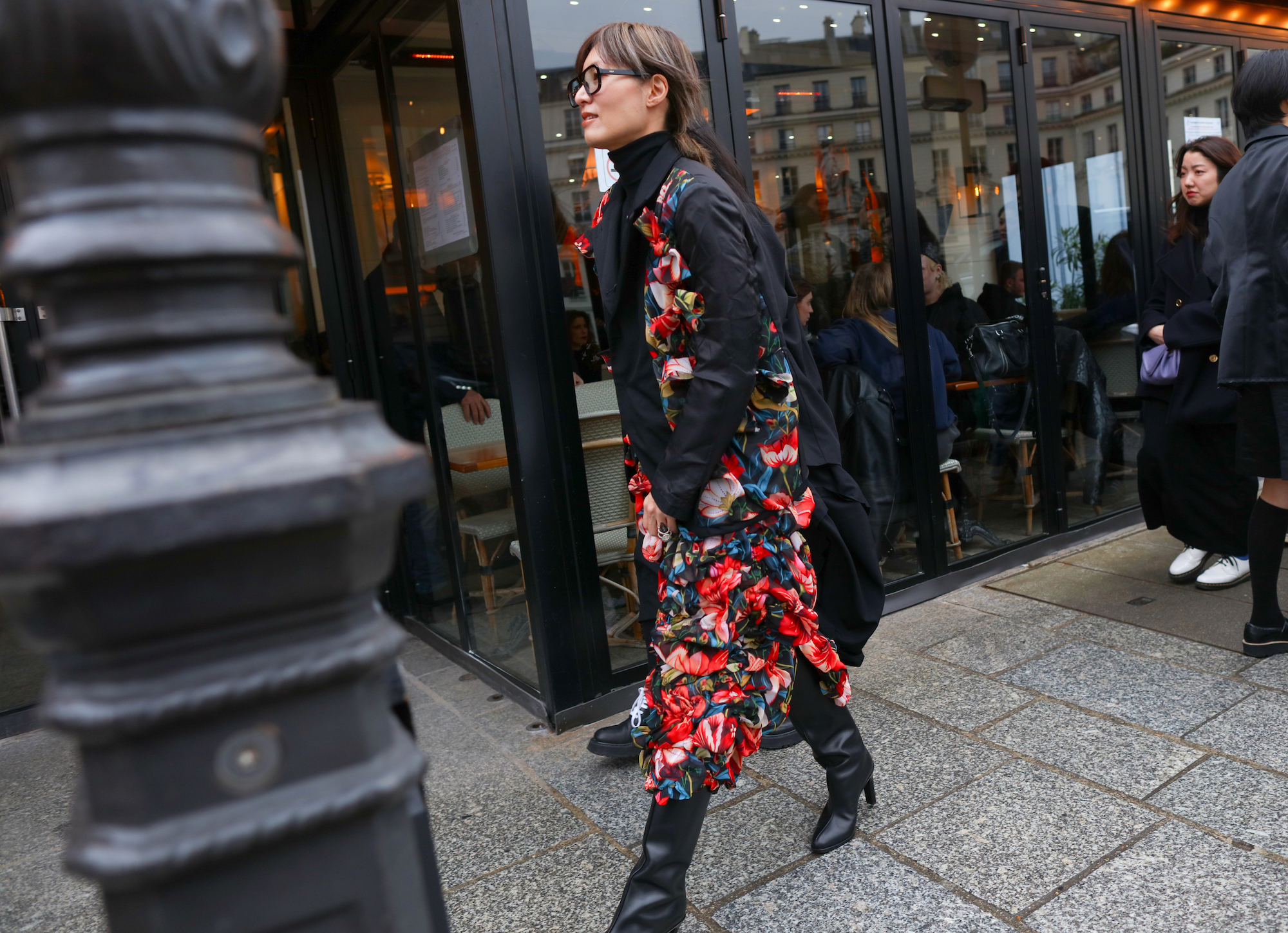 Streetstyle tijdens Paris Fashion Week herfst/winter 2024