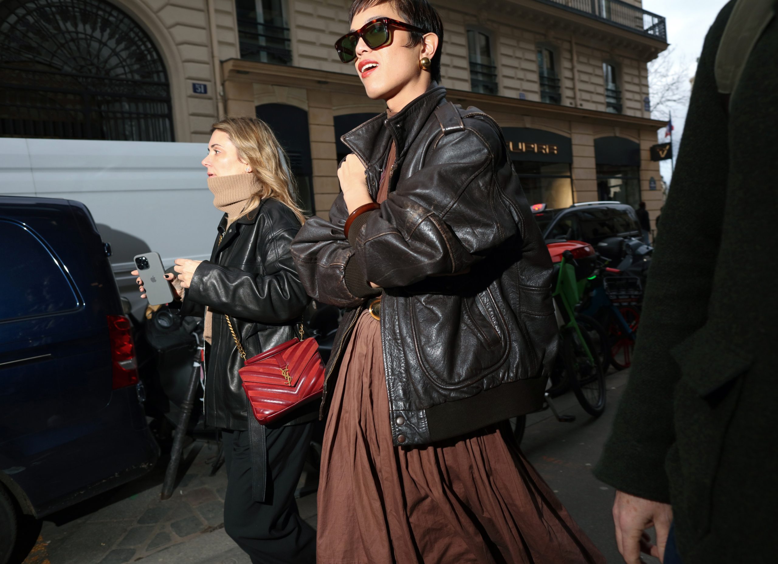 Een streetstylelook tijdens PFW
