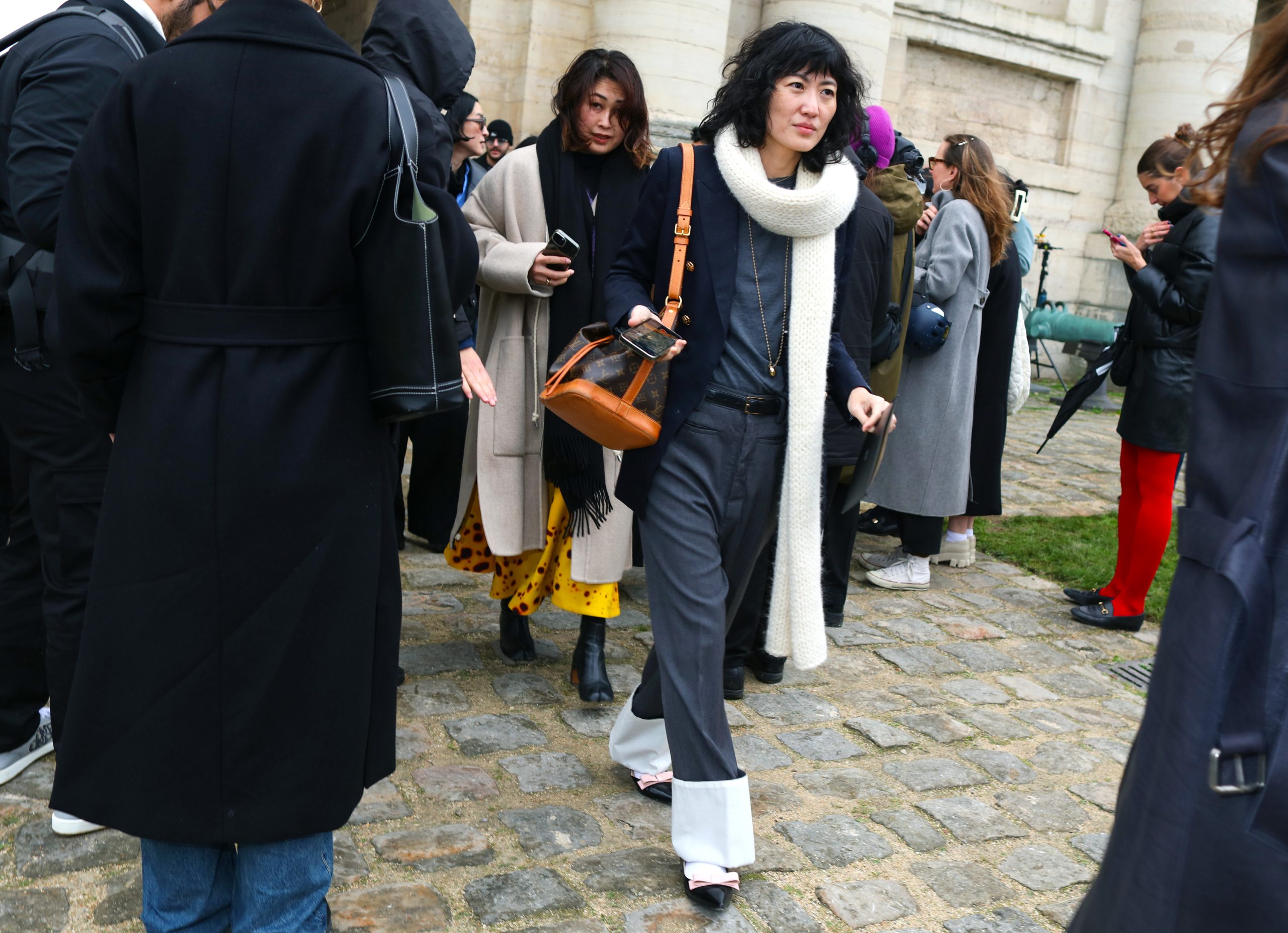 Een streetstylelook tijdens PFW