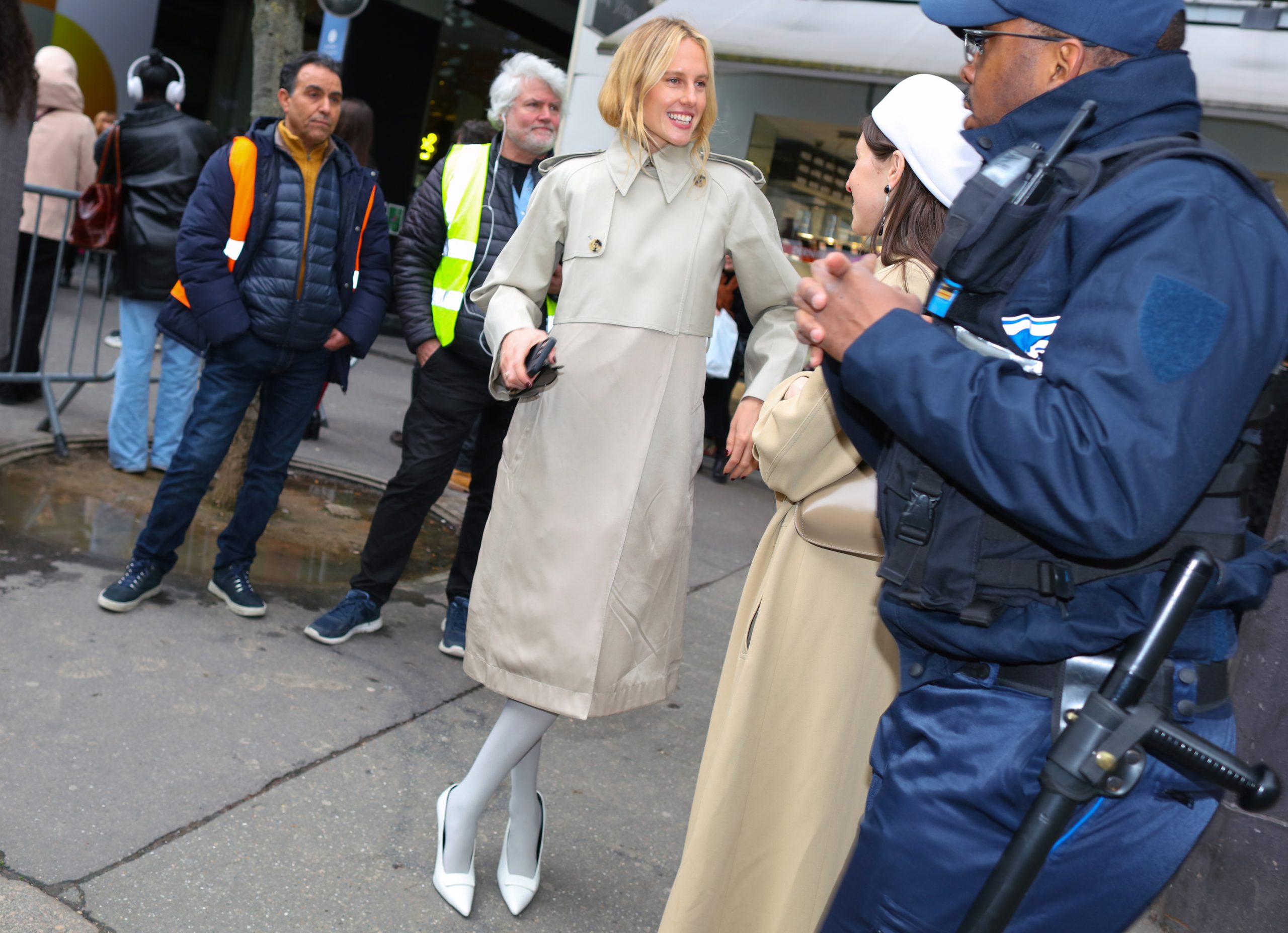 Een streetstylelook tijdens PFW