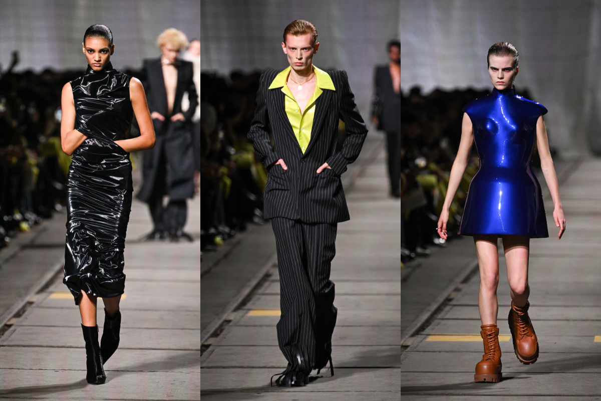 Spotlight. Alexander McQueen herfst/winter 2024 show. 