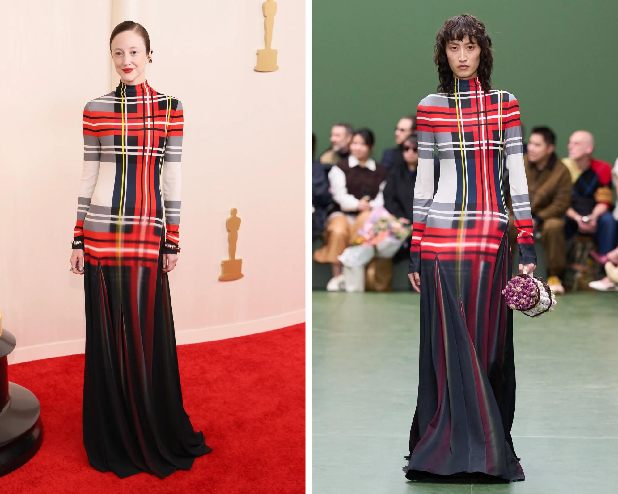 Andrea Riseborough in Loewe herfst/winter 2024